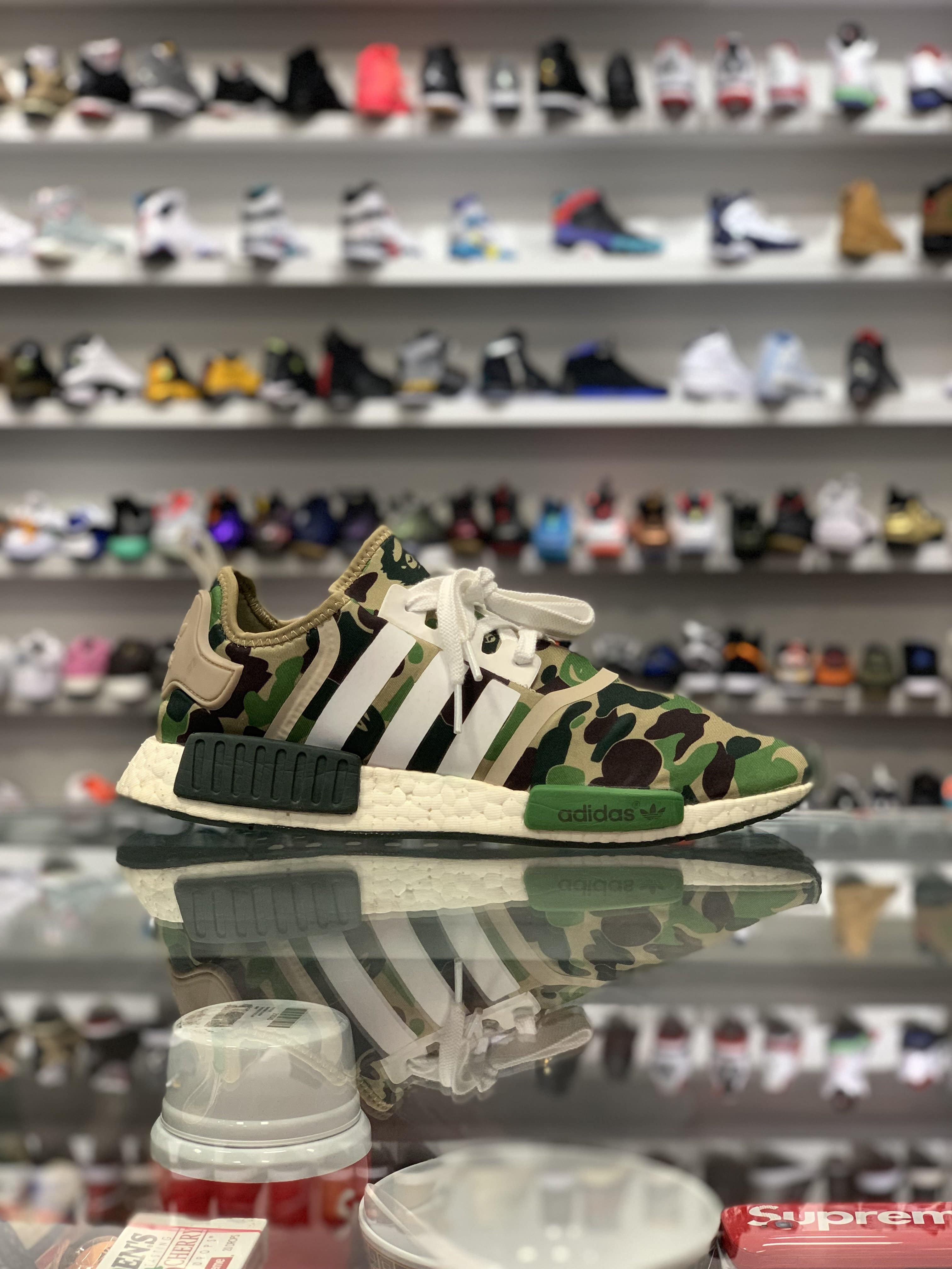 Adidas NMD R1 “Bape Green Camo”