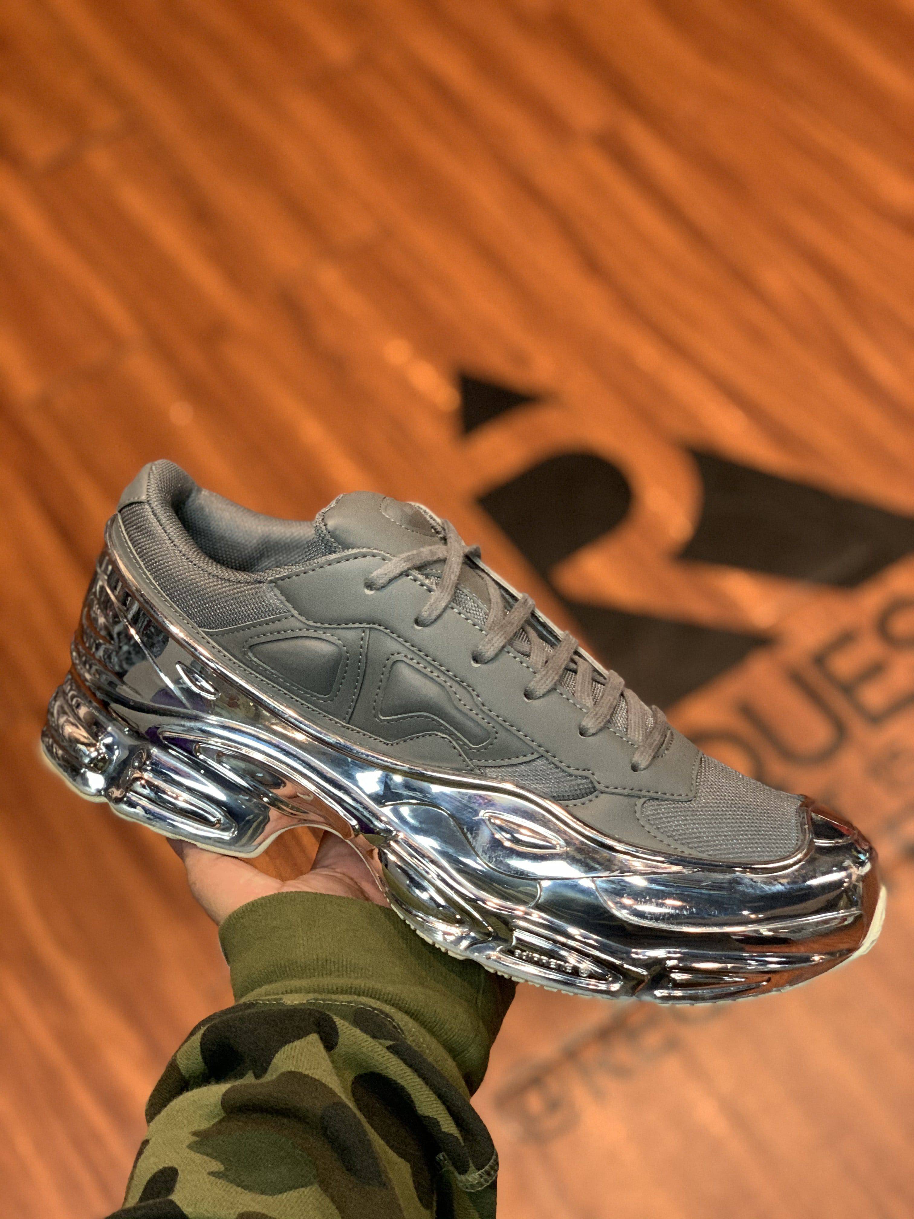 Adidas Ozweego RAF Simons “Silver Metallic”