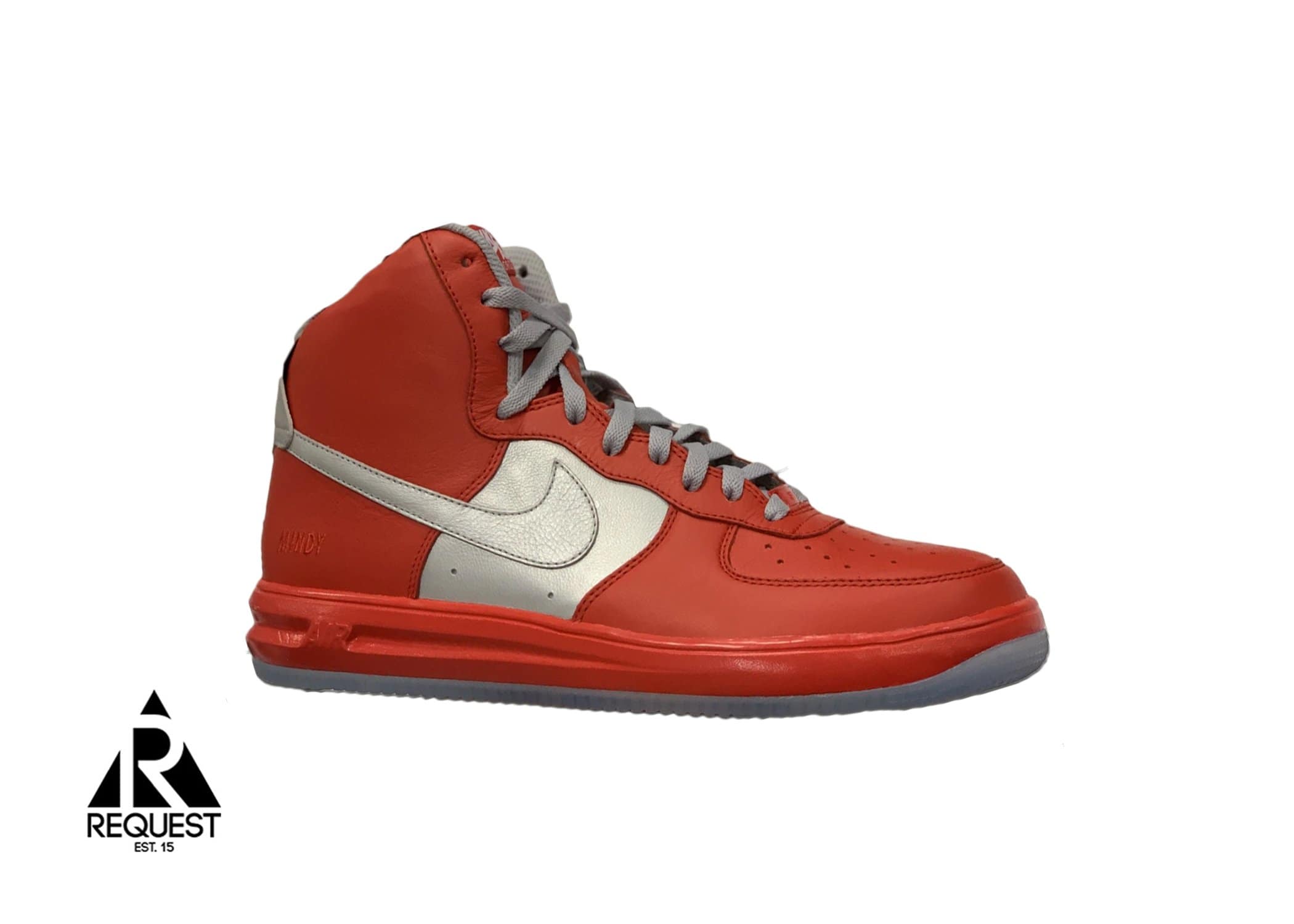 Air Force 1 Hi Red Silver