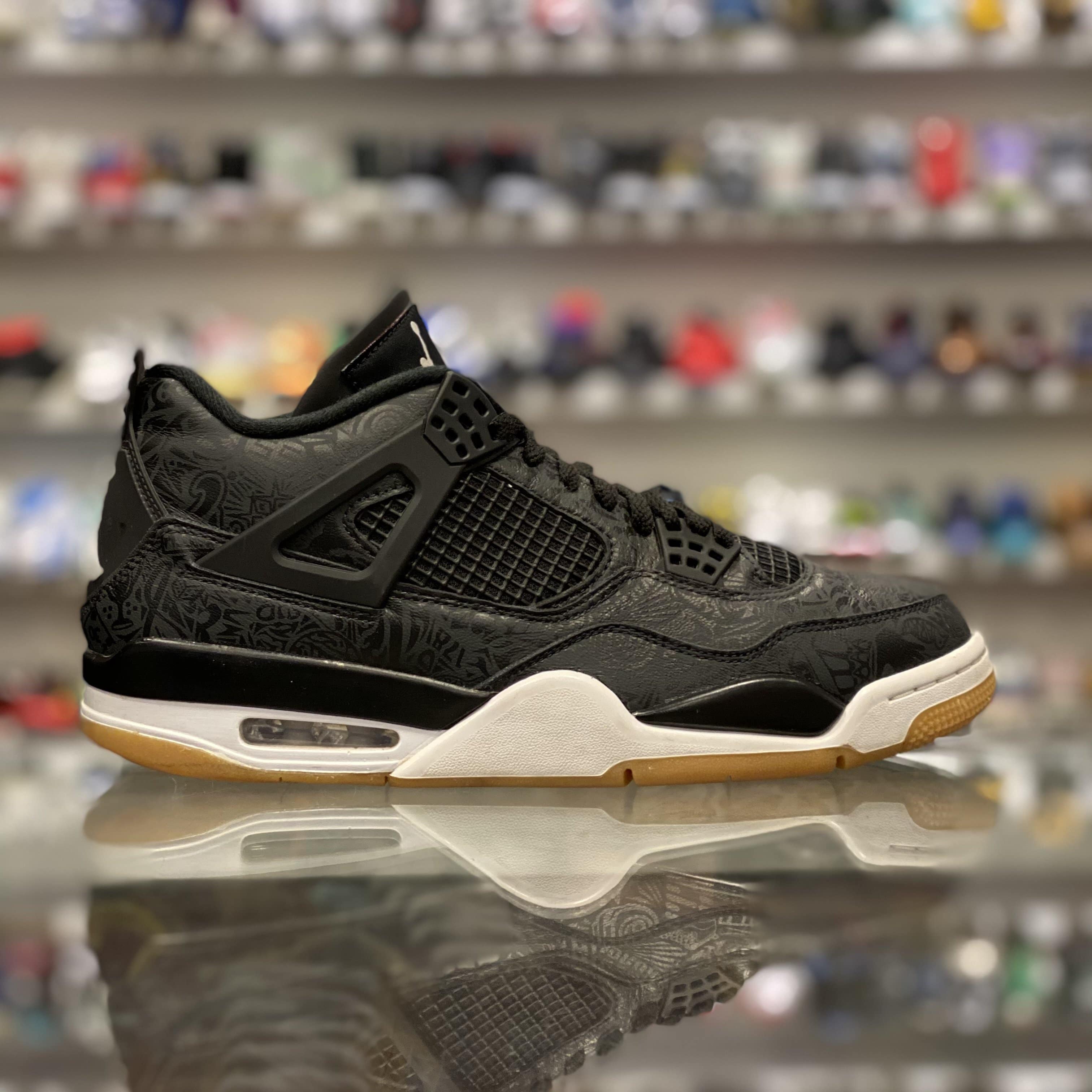 Air Jordan 4 Retro “Laser Black Gum”