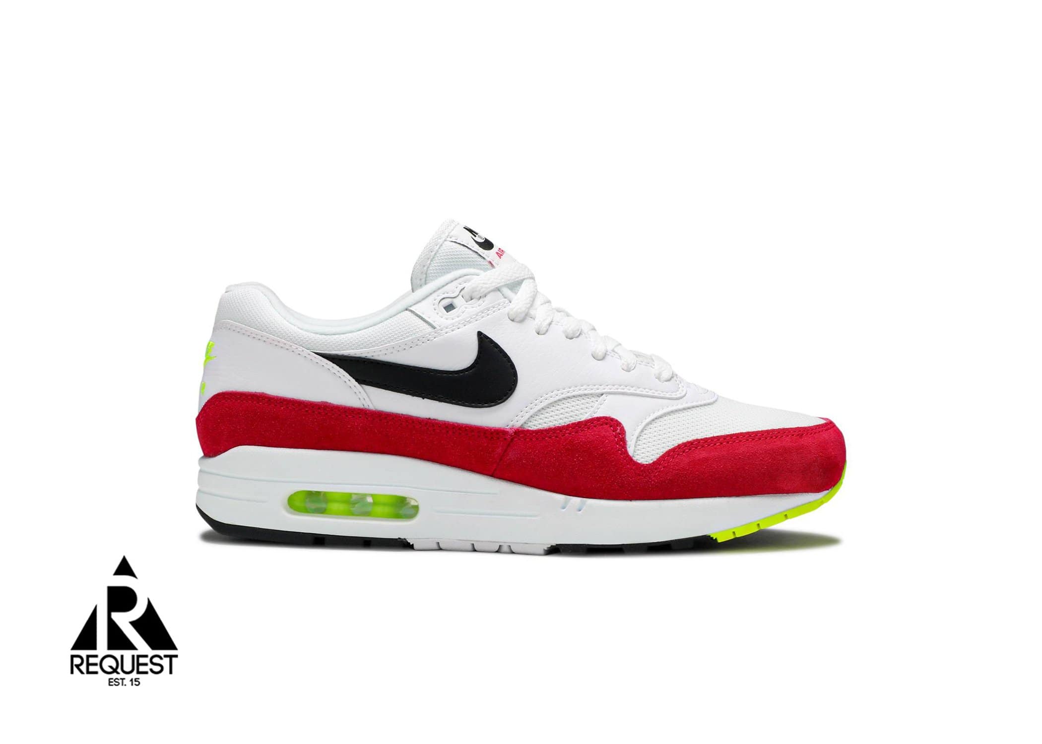 Air Max 1 “White Black Volt Rush Pink”