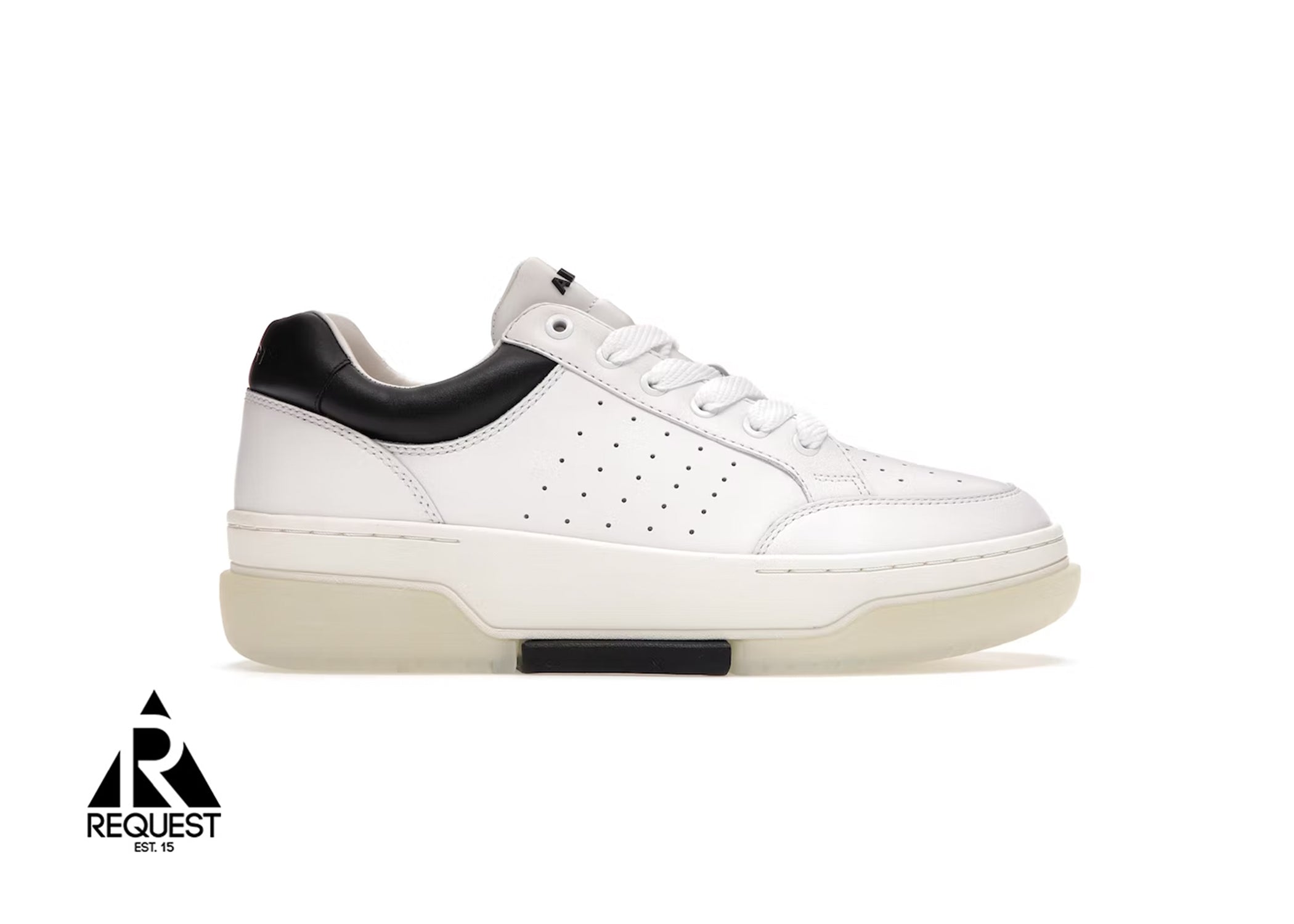 Amiri Stadium Low "White Black"