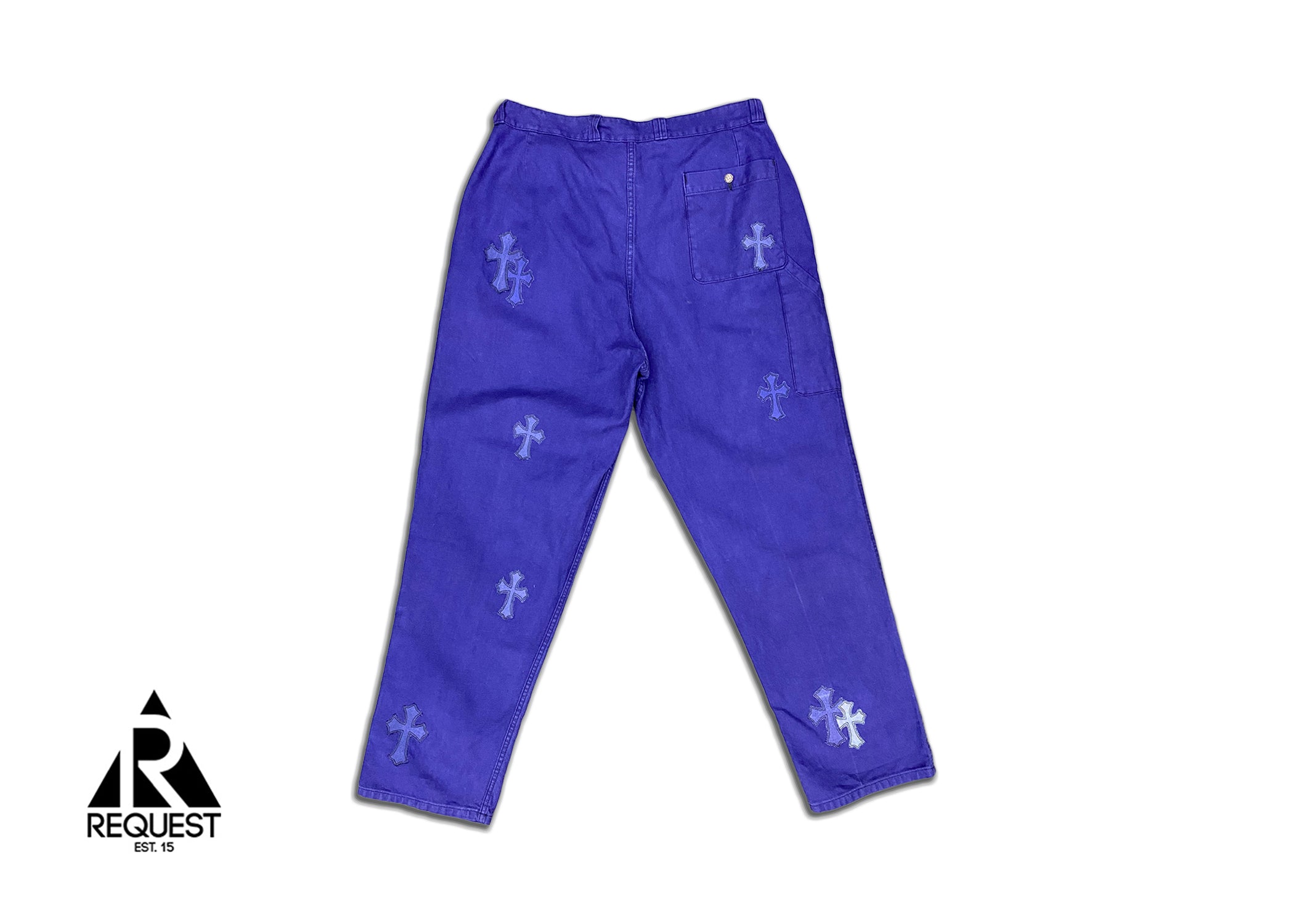 Chrome Hearts Navy Denim "Denim Crosses"