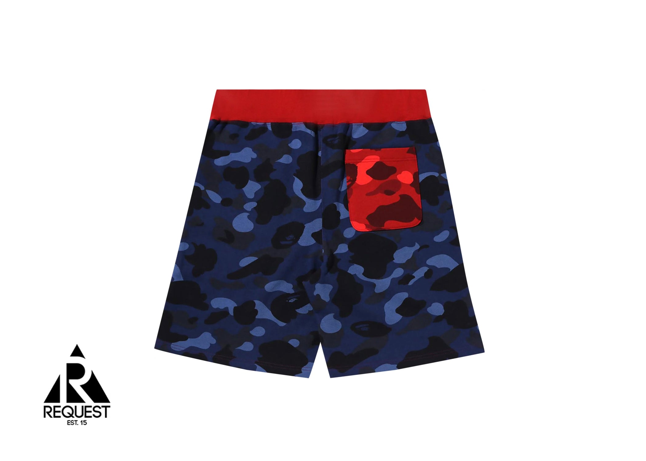 A Bathing Ape Crazy Camo Shark Shorts "Purple"