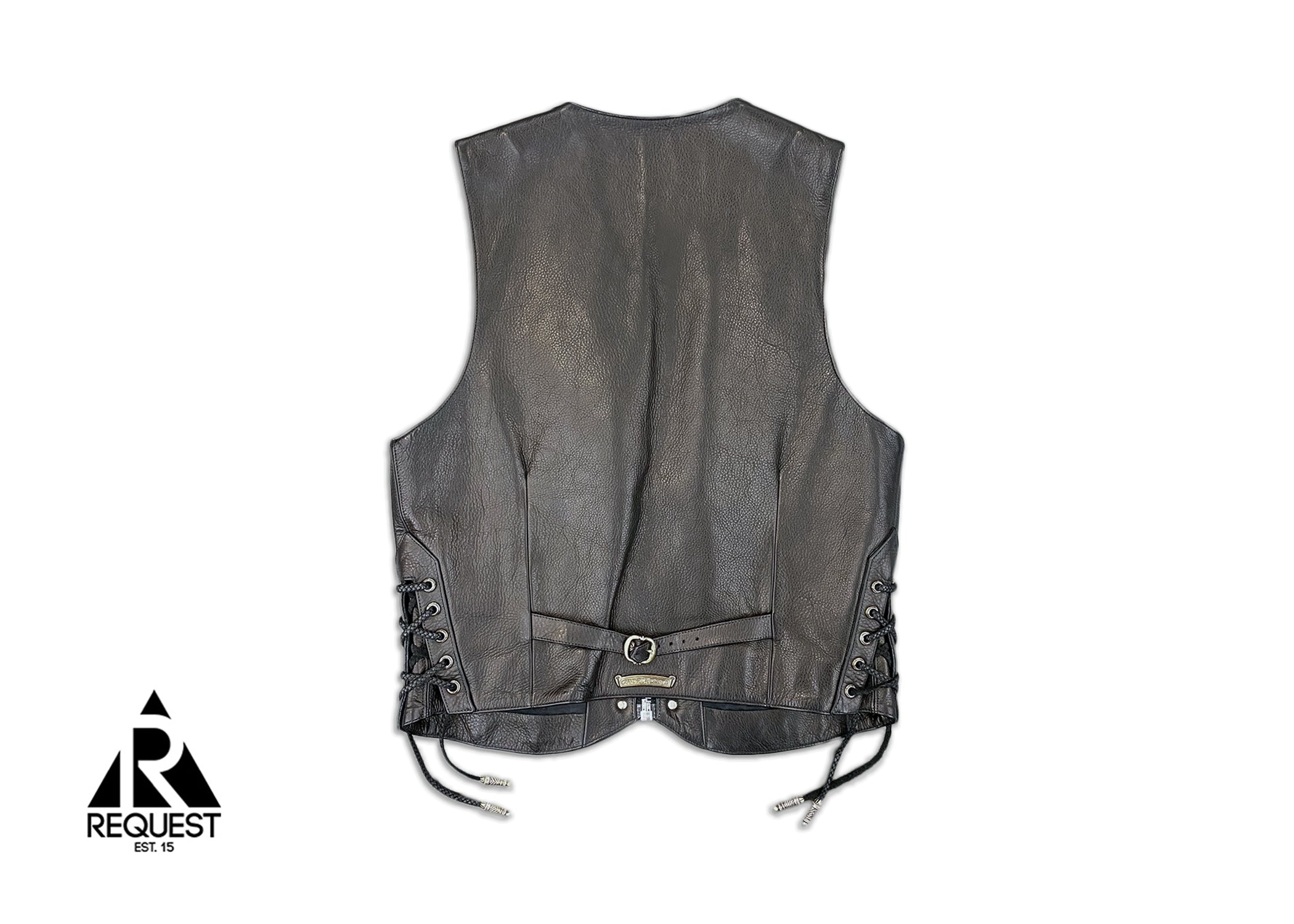Chrome Hearts Leather Vest "Black"