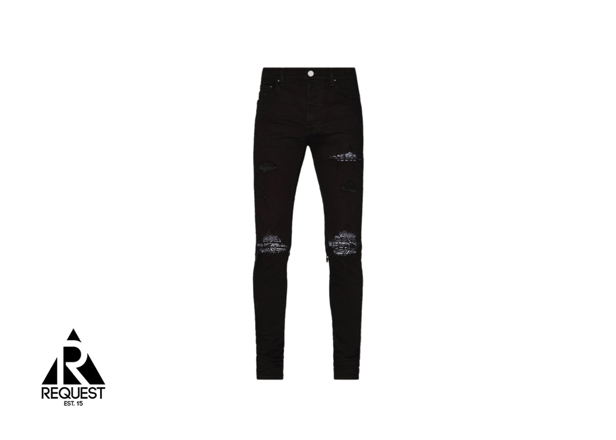 Amiri Thrasher Black Bandana Denim "Black"