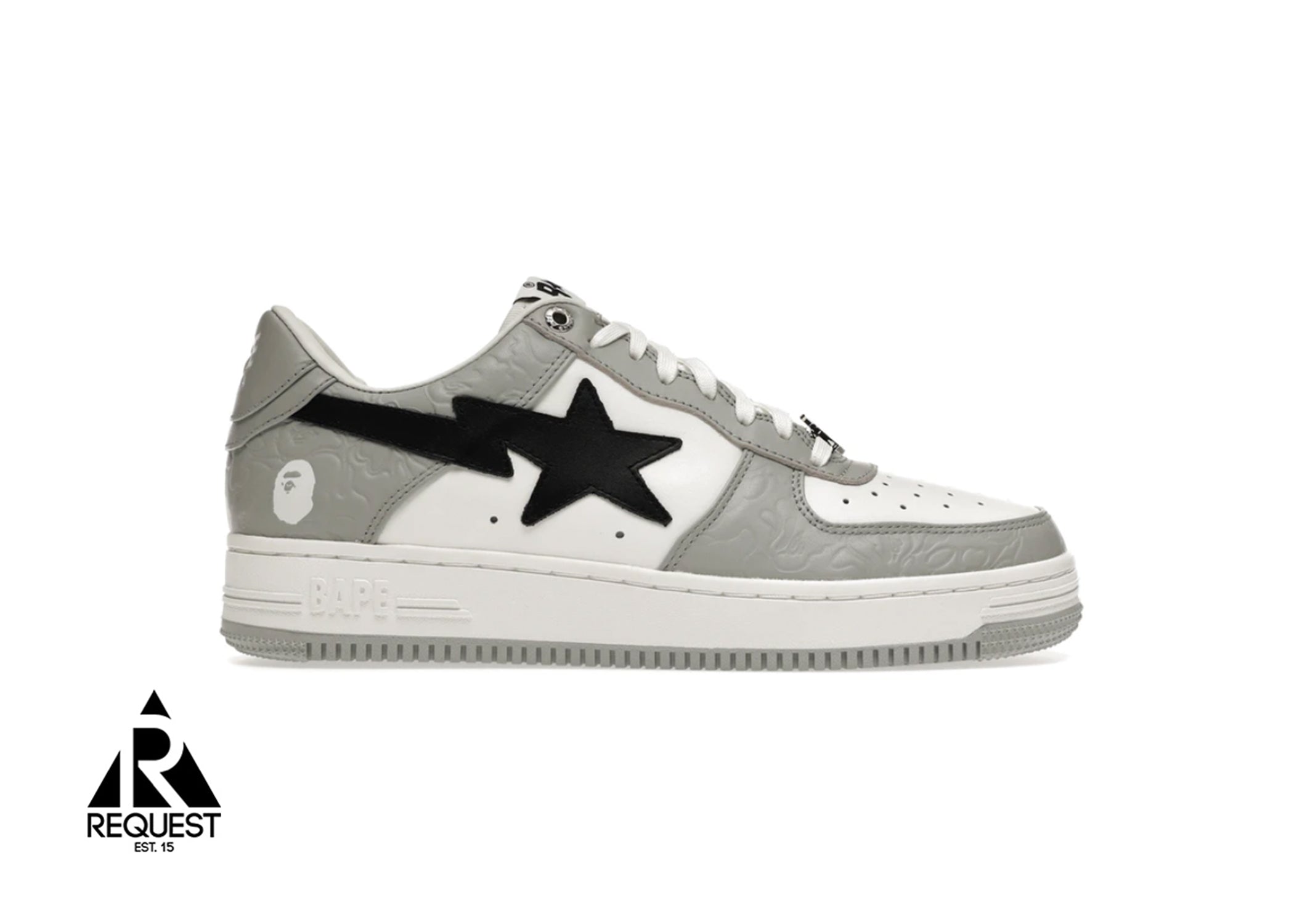 A Bathing Ape Bape Sta Low "Grey Black"