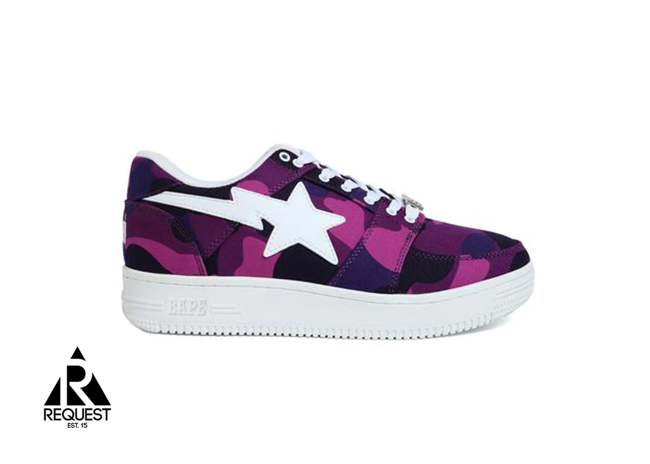 A Bathing Ape Bapesta “Purple Camo”