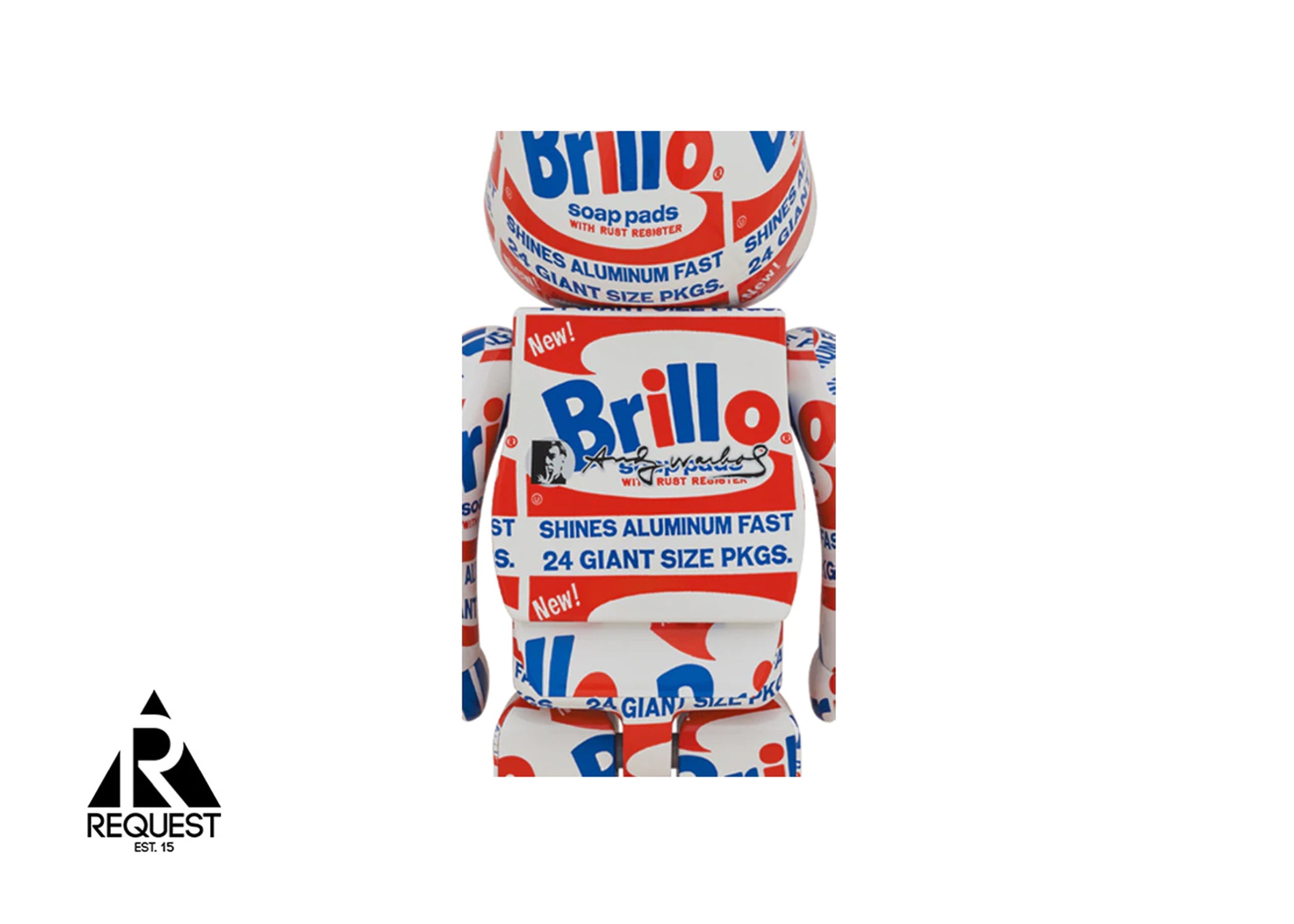 Medicom Be@rbrick 1000% "ANDY WARHOL BRILLO"