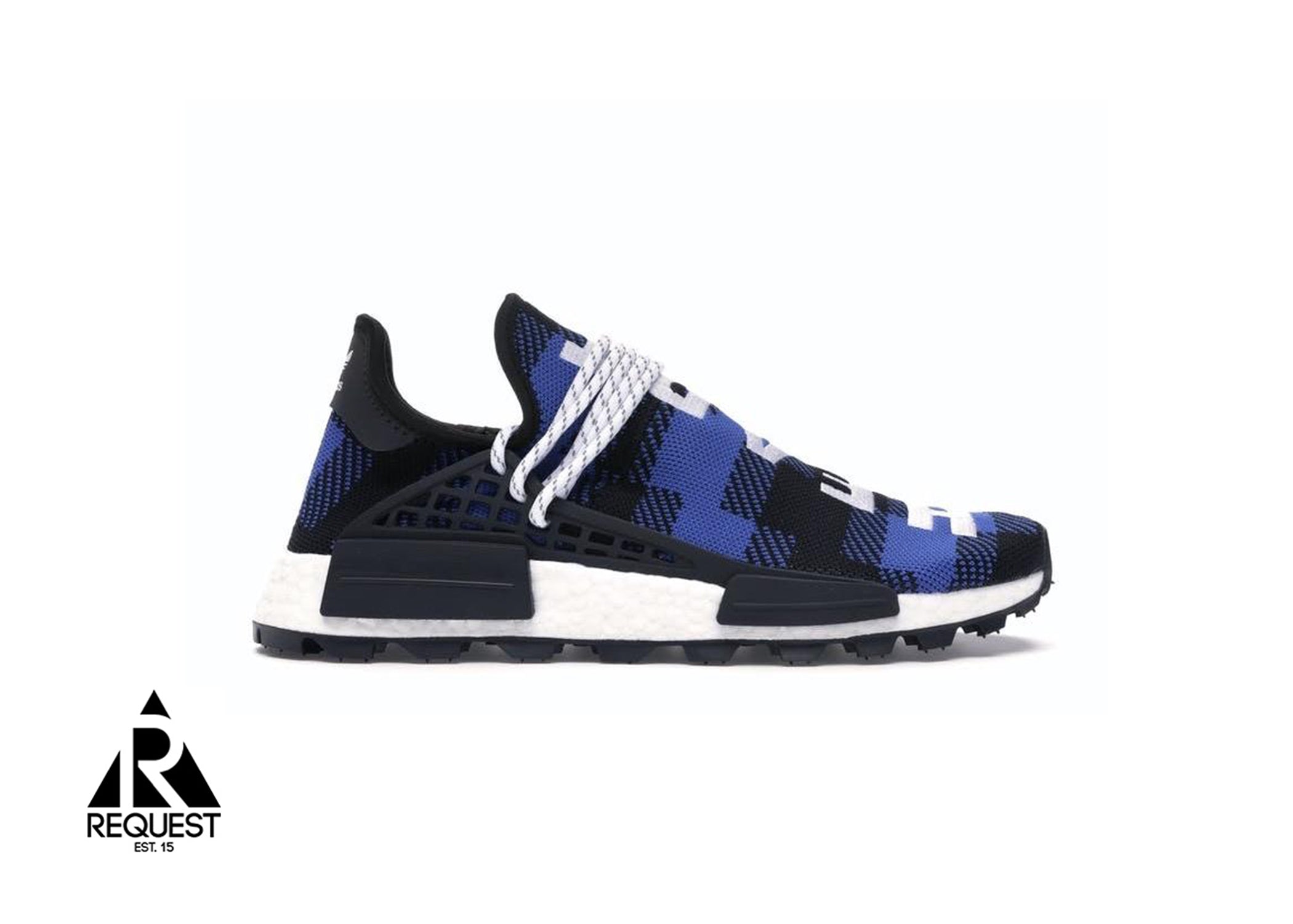 Adidas NMD Hu Pharrell X BBC “Blue Plaid”