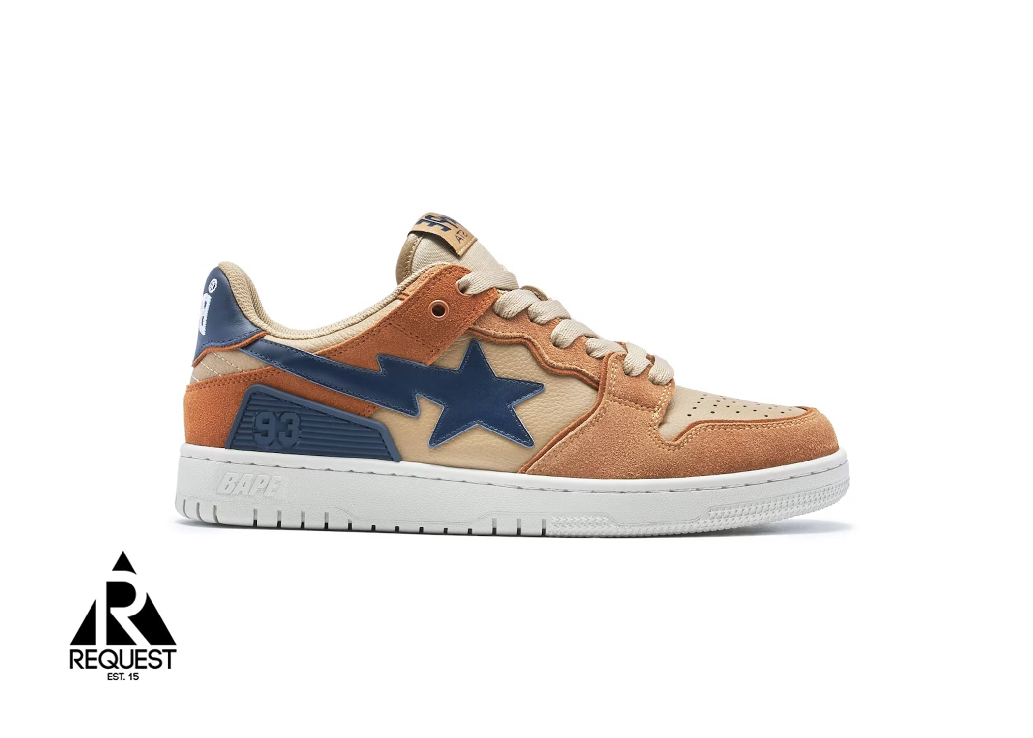 A Bathing Ape Bape SK8sta "Beige Blue” 2022