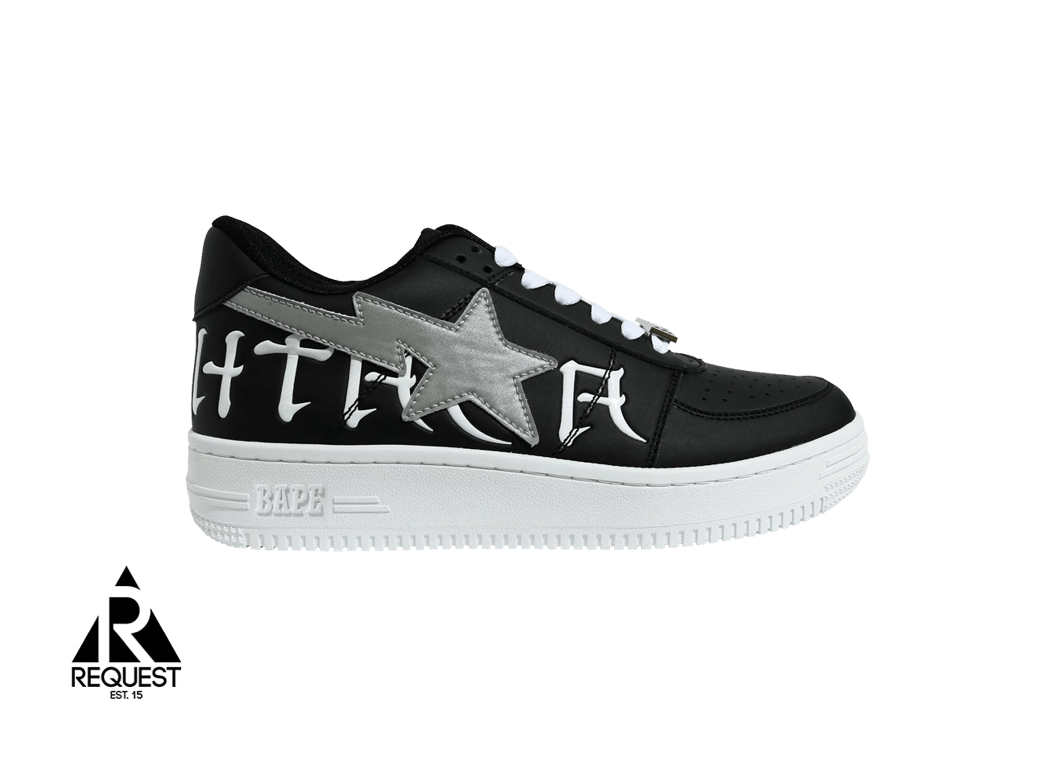 Bapesta Low “Black 3M”