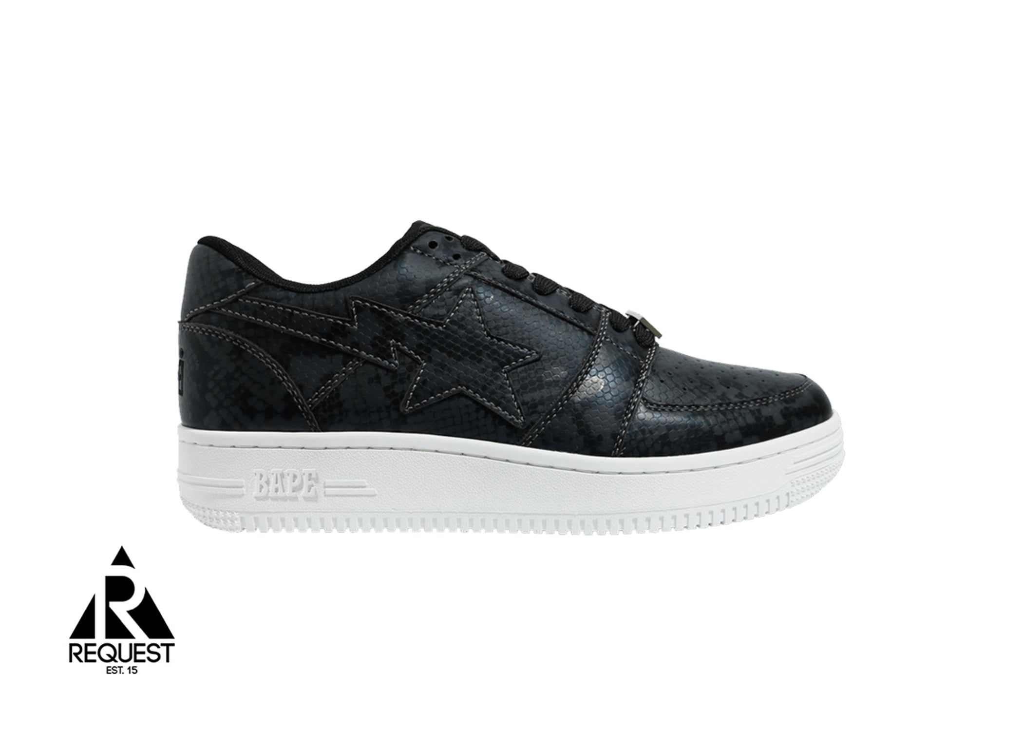 A Bathing Ape Bapesta "Black Python"