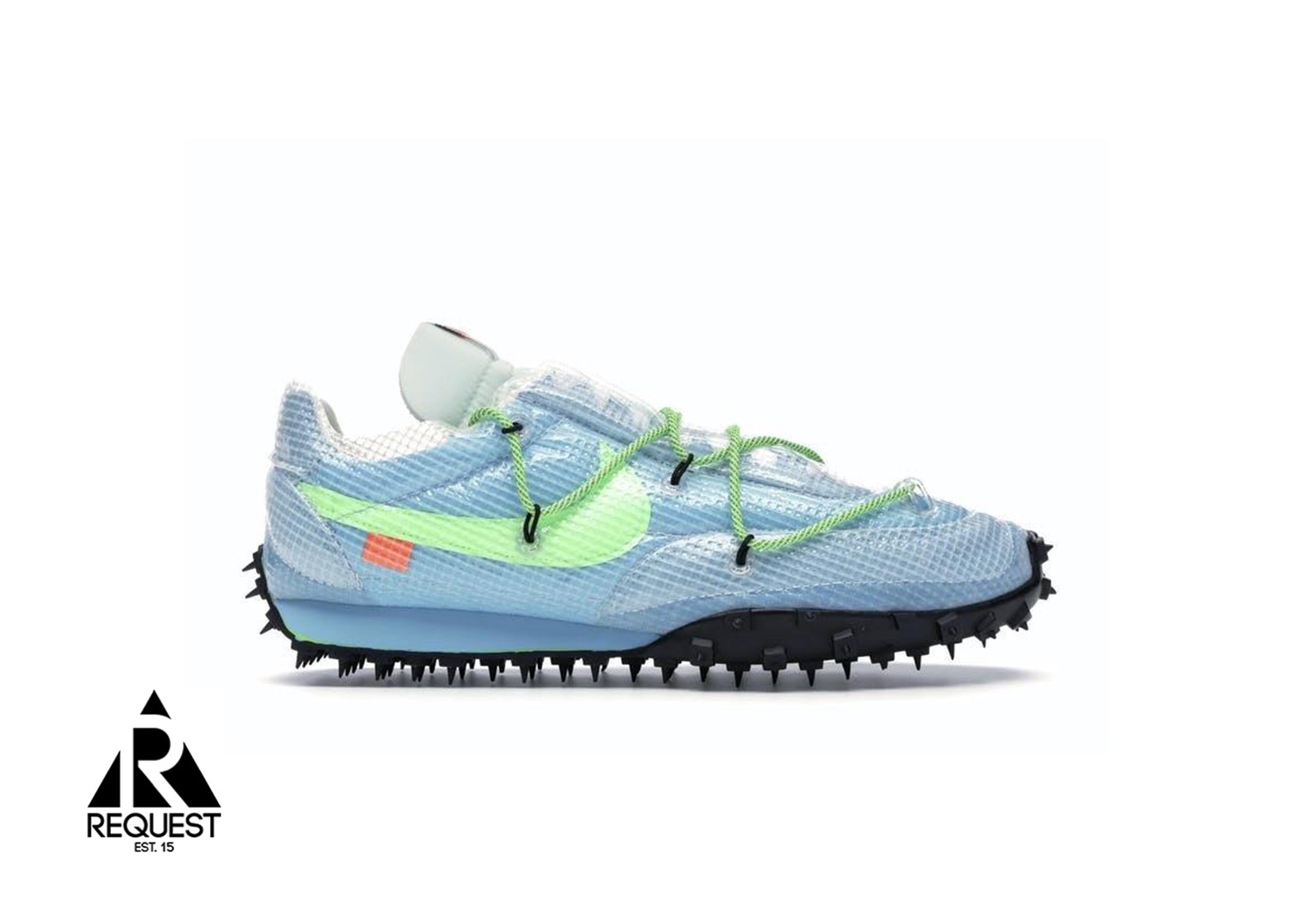 Nike Waffle Racer Off White “Vivid Sky”