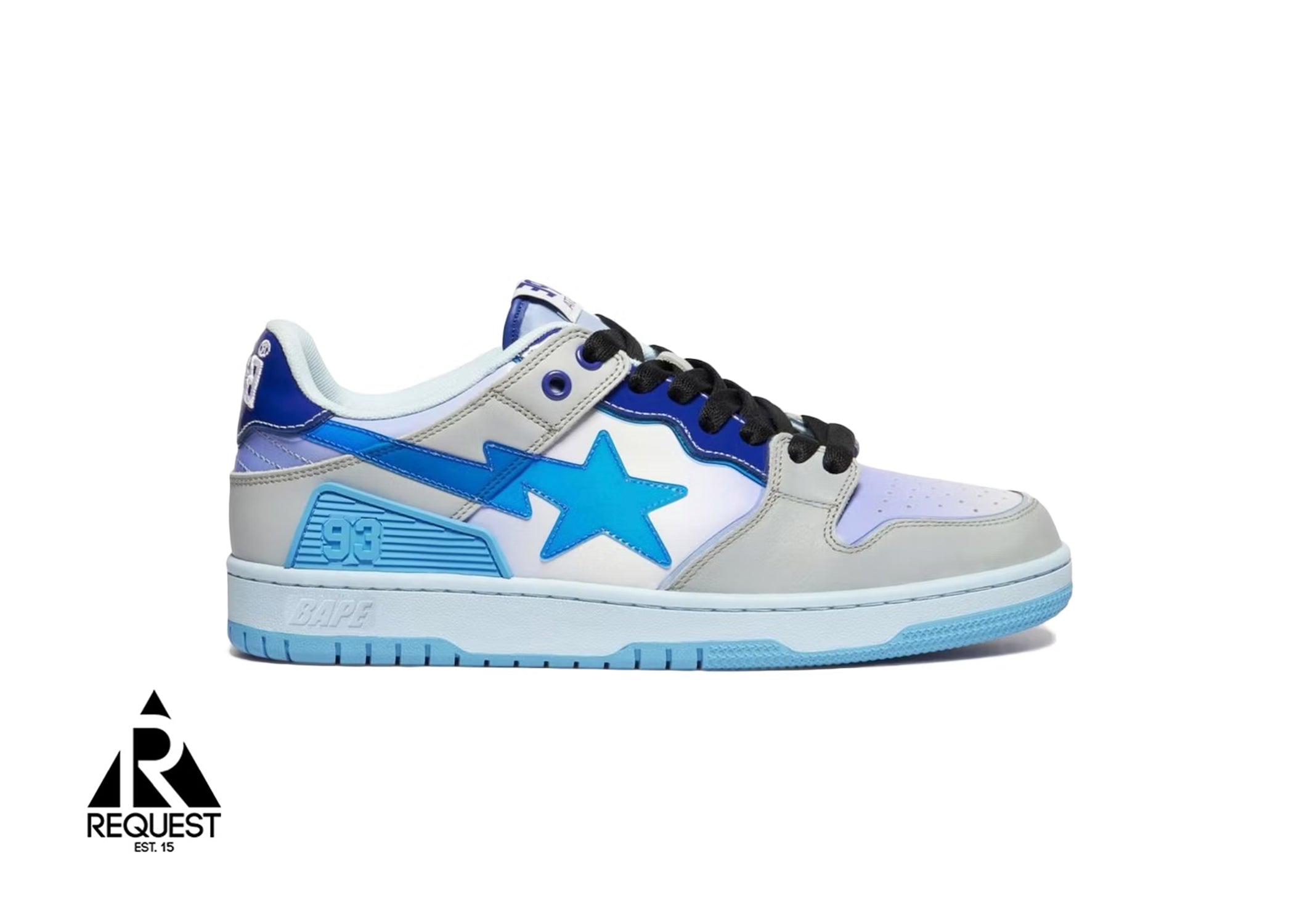 A Bathing Ape Bape SK8 Sta "Blue White"