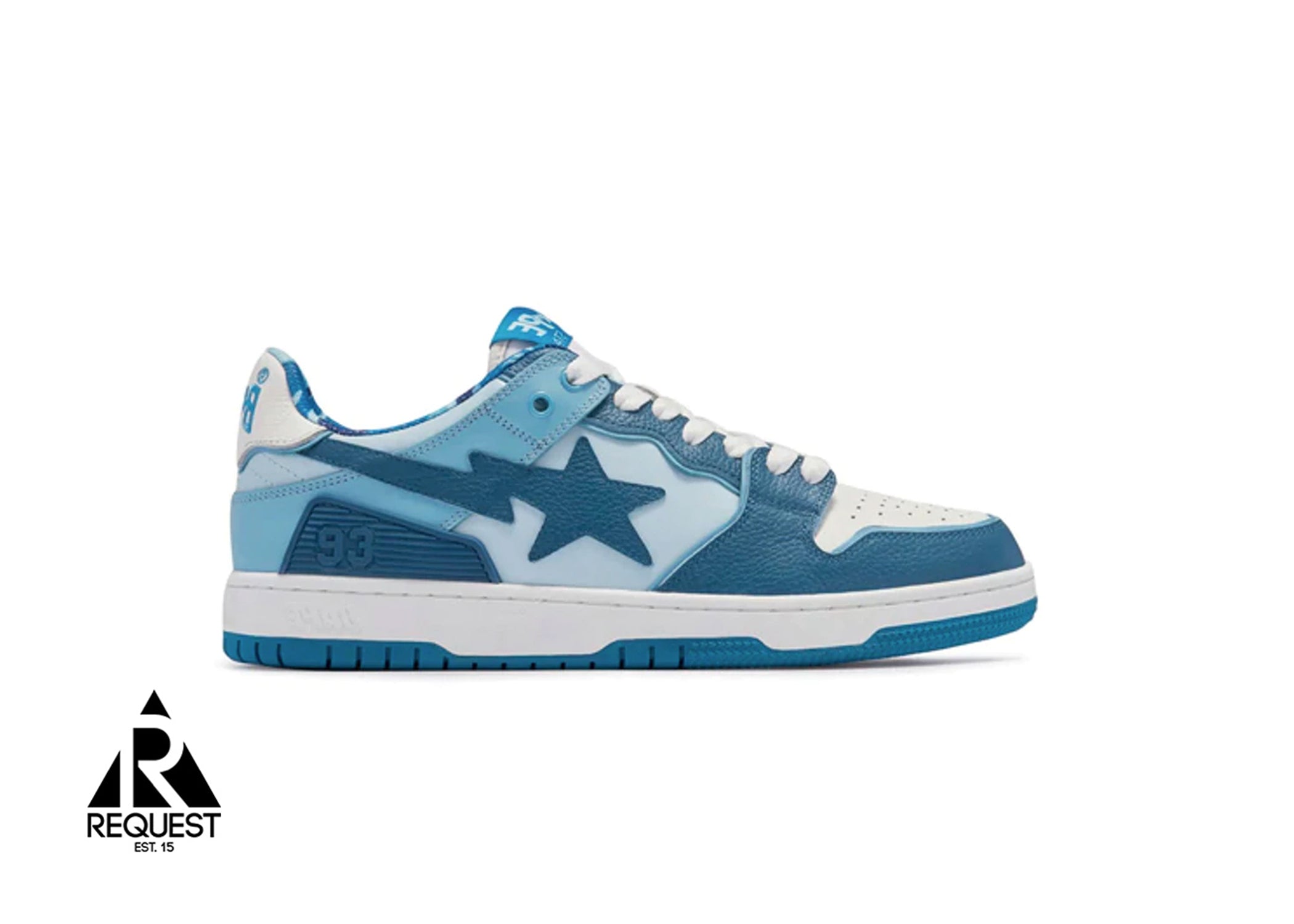 A Bathing Ape Bape SK8 Sta "ABC Camo Blue 2022"