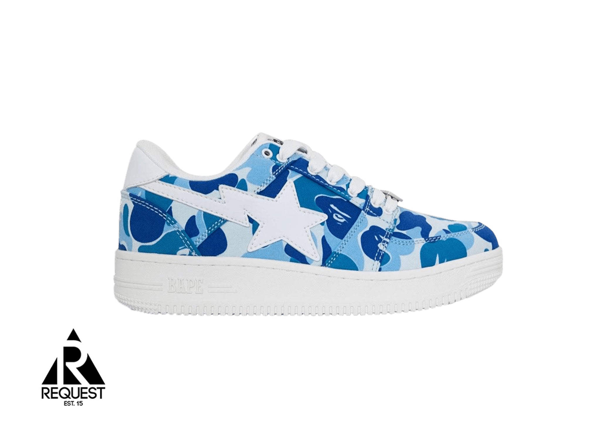 Bapesta Low “ABC Blue Camo”
