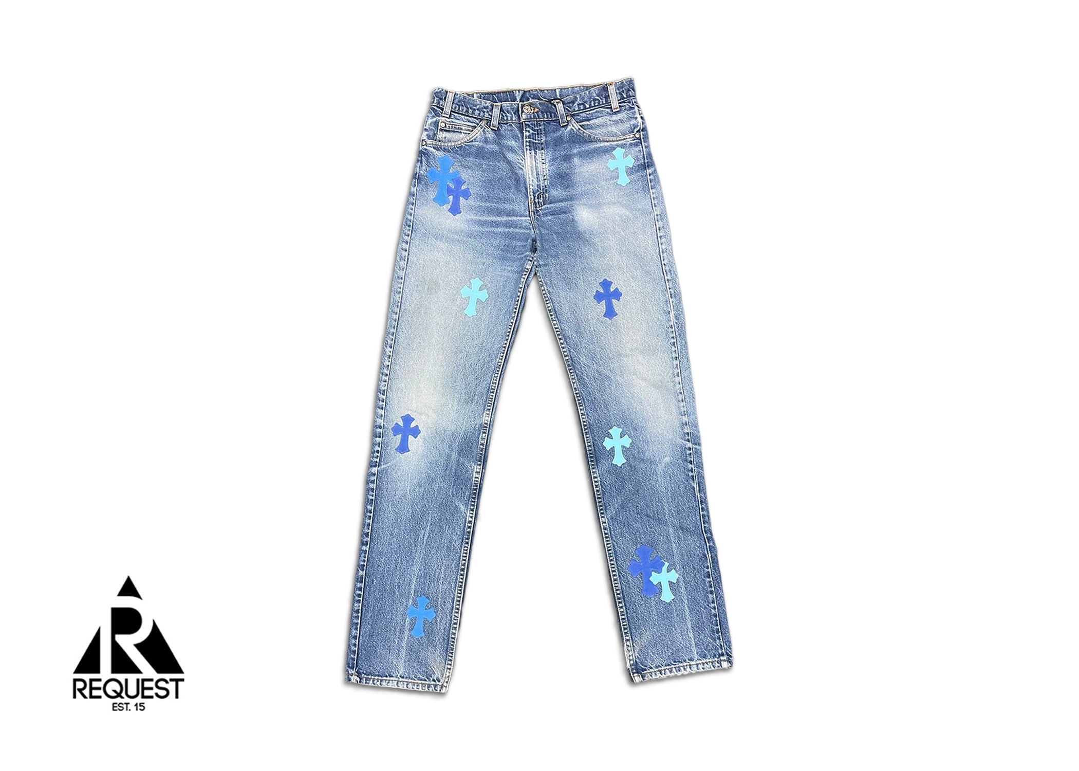 Chrome Hearts Denim "Blue Cross"