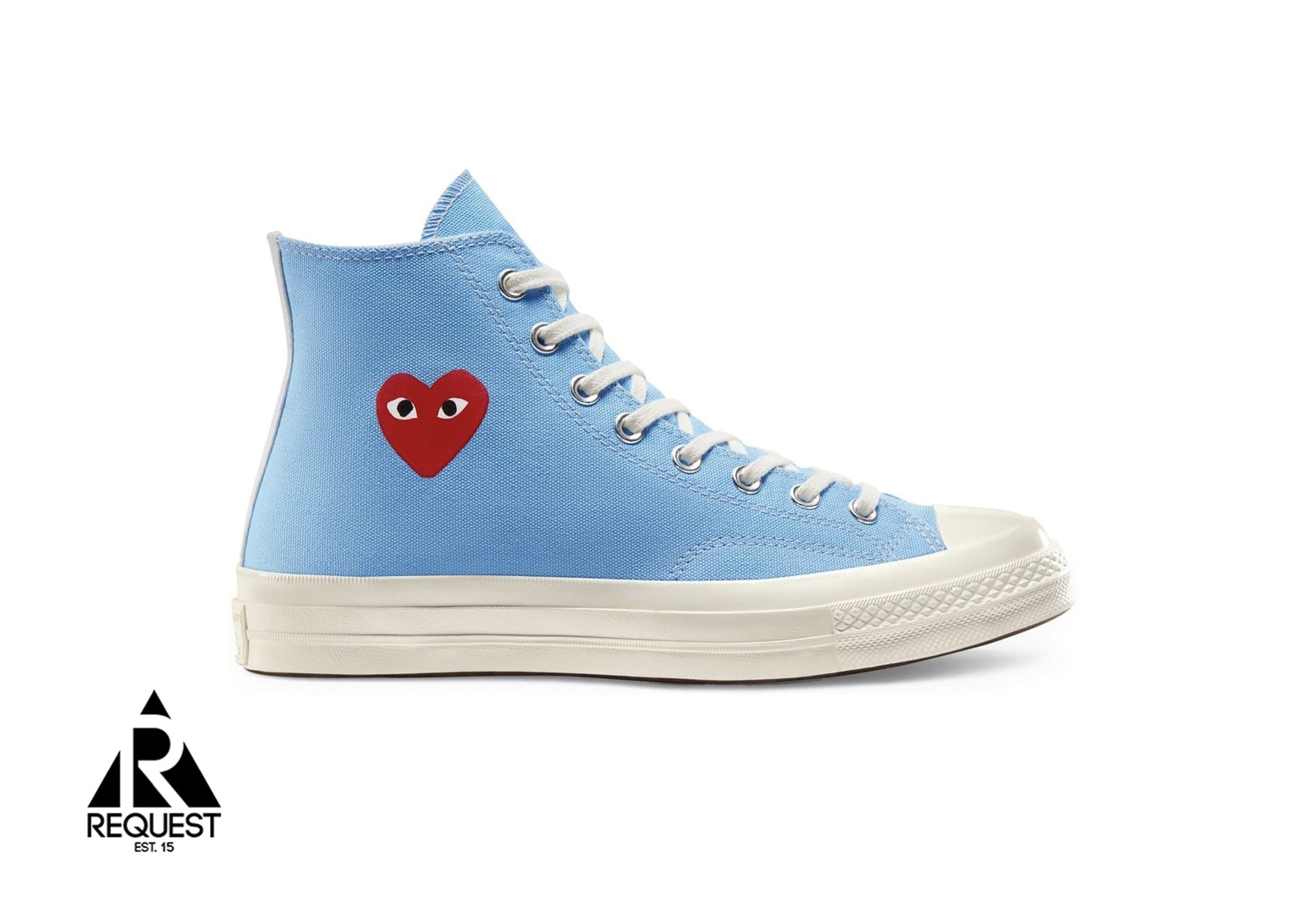 Converse CDG High “Bright Blue”