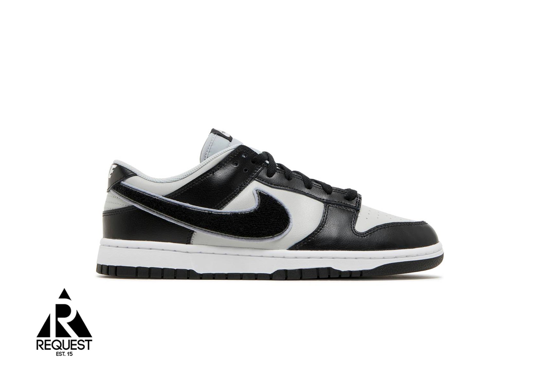 Nike Dunk Low "Chenille Swoosh Black Grey"