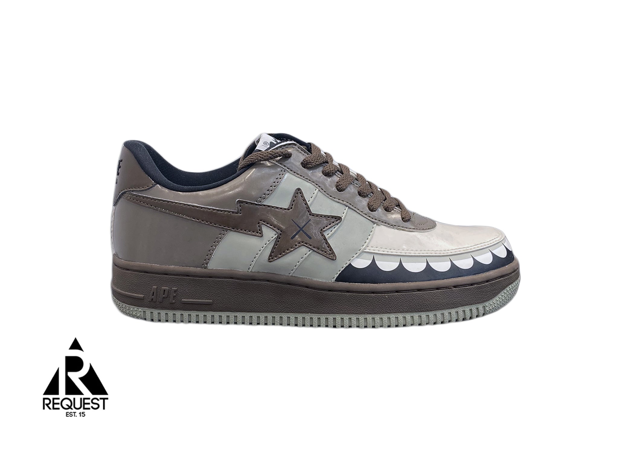 A Bathing Ape Bapesta x KAWS “Brown Chomper”