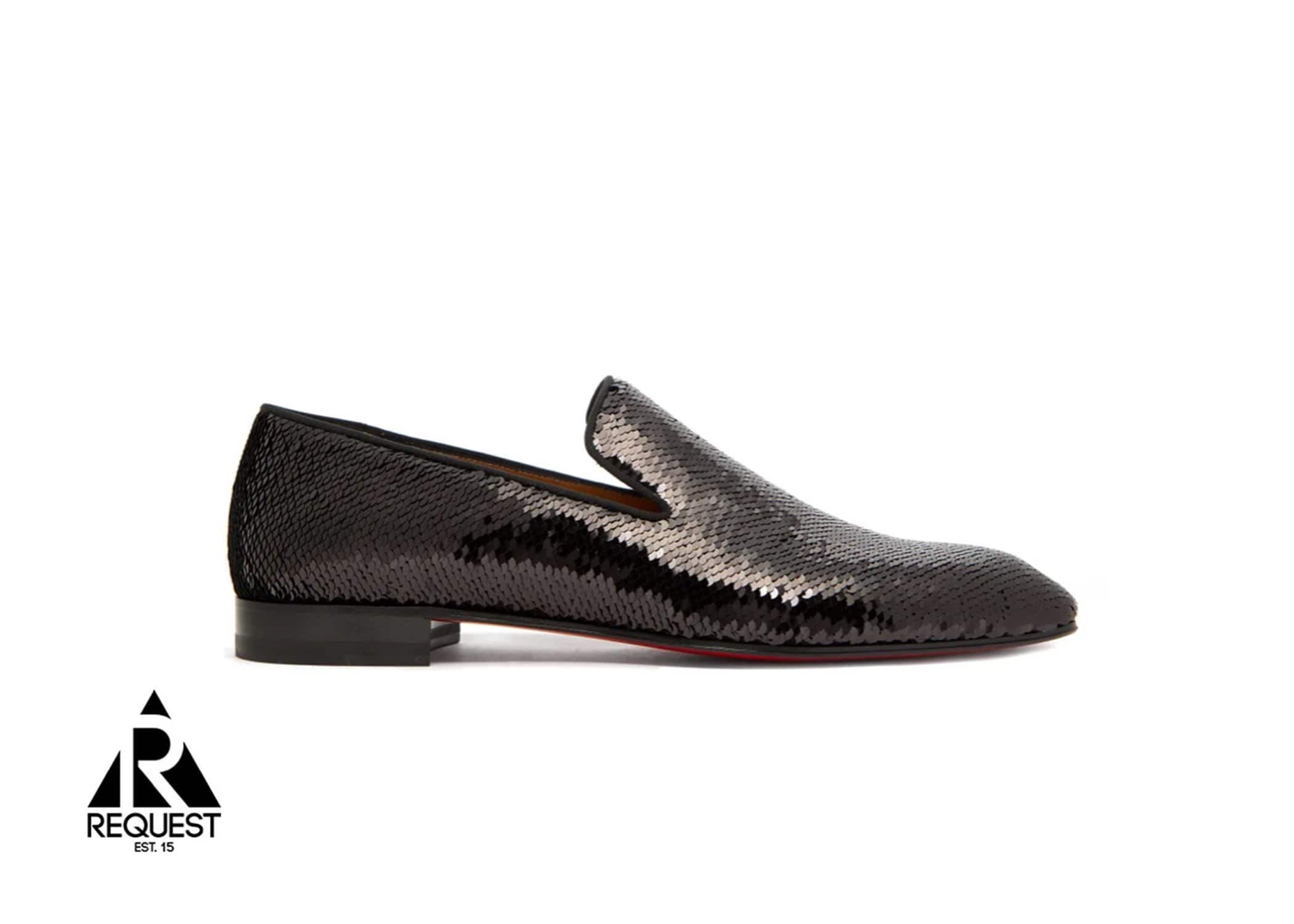Christian Louboutin “Black Sparkle Flat
