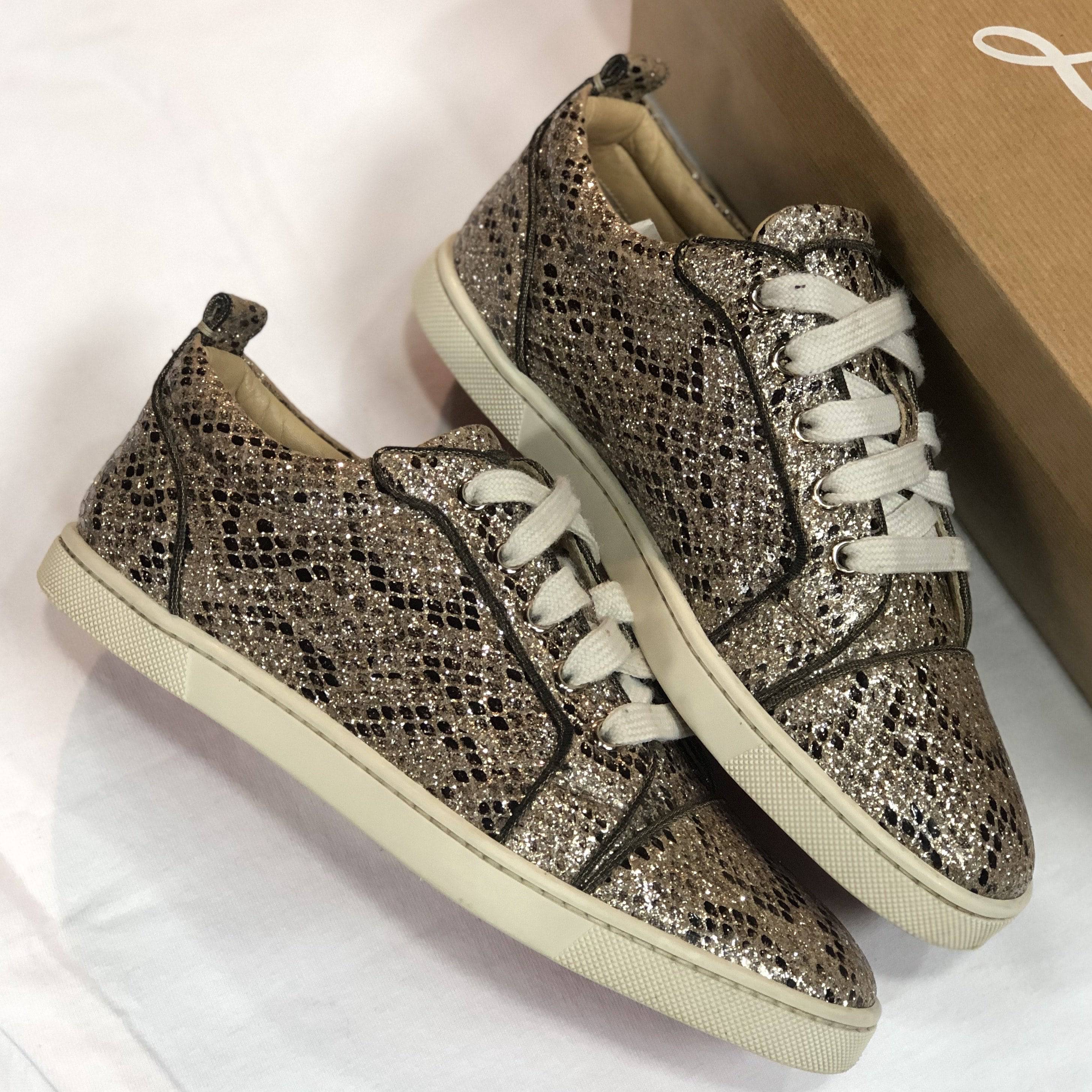 Christian Louboutin “Flat Glitter Eve”