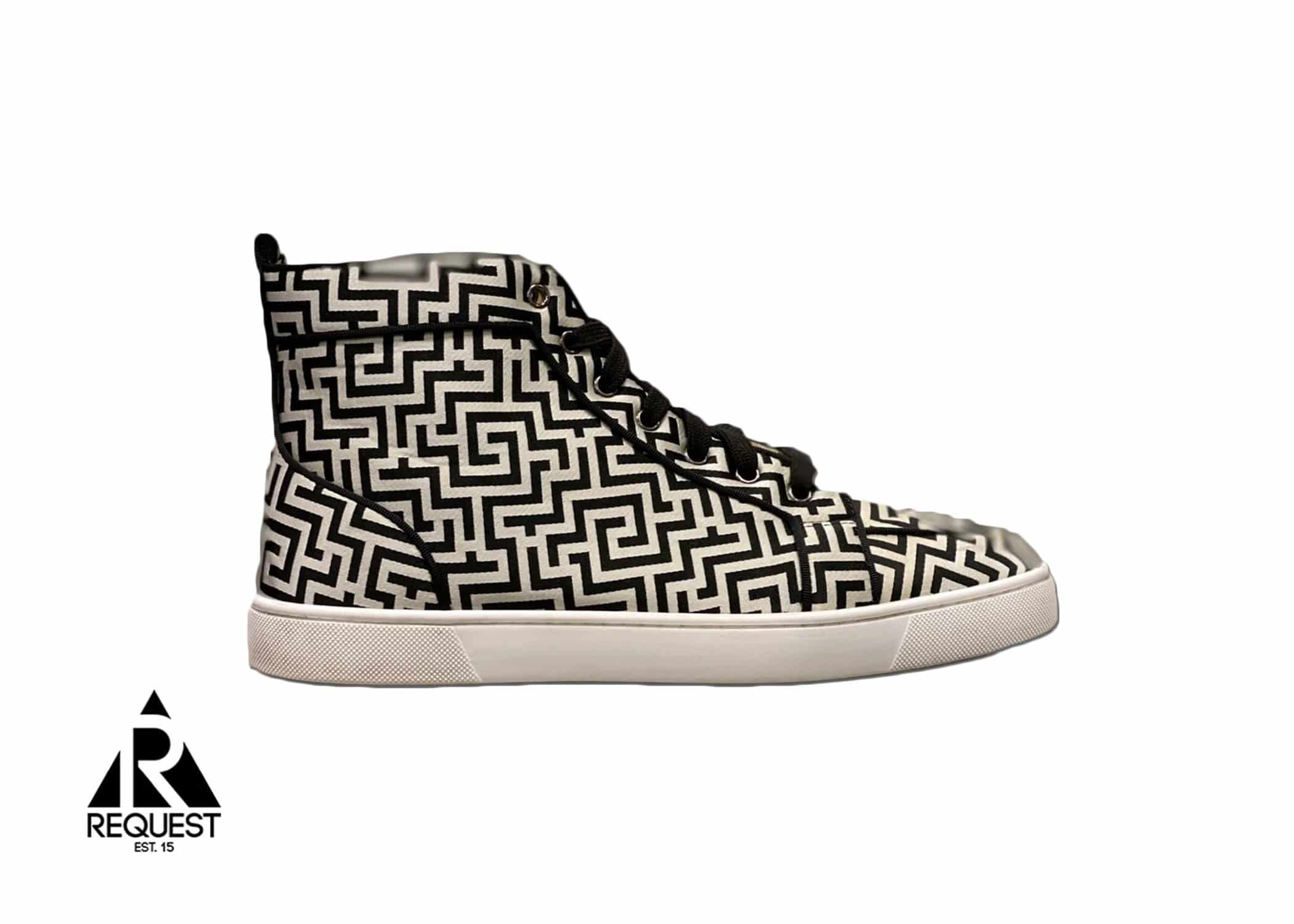 Christian Louboutin High “White Black Maze”