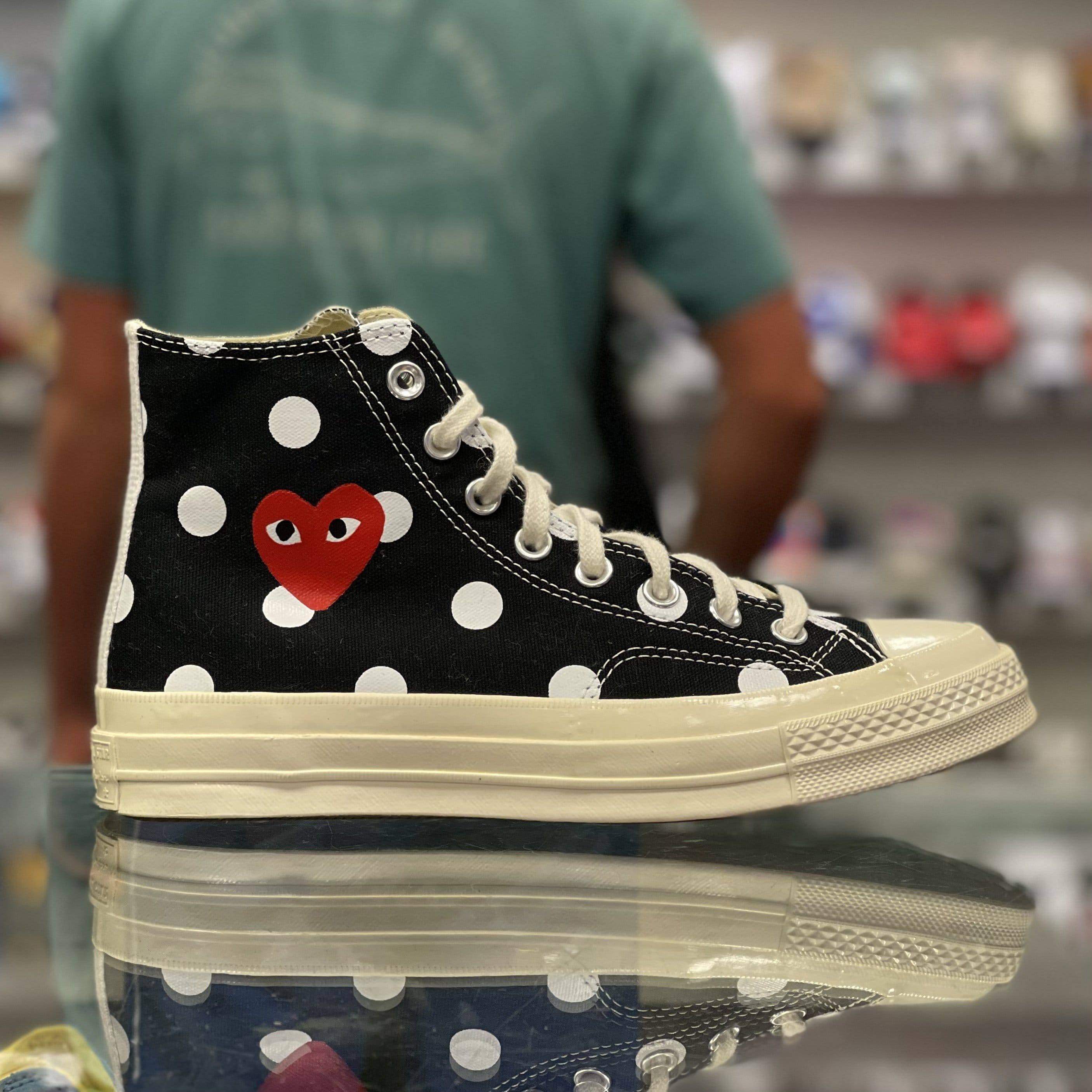 Converse Chuck Taylor CDG High “Black Polka”