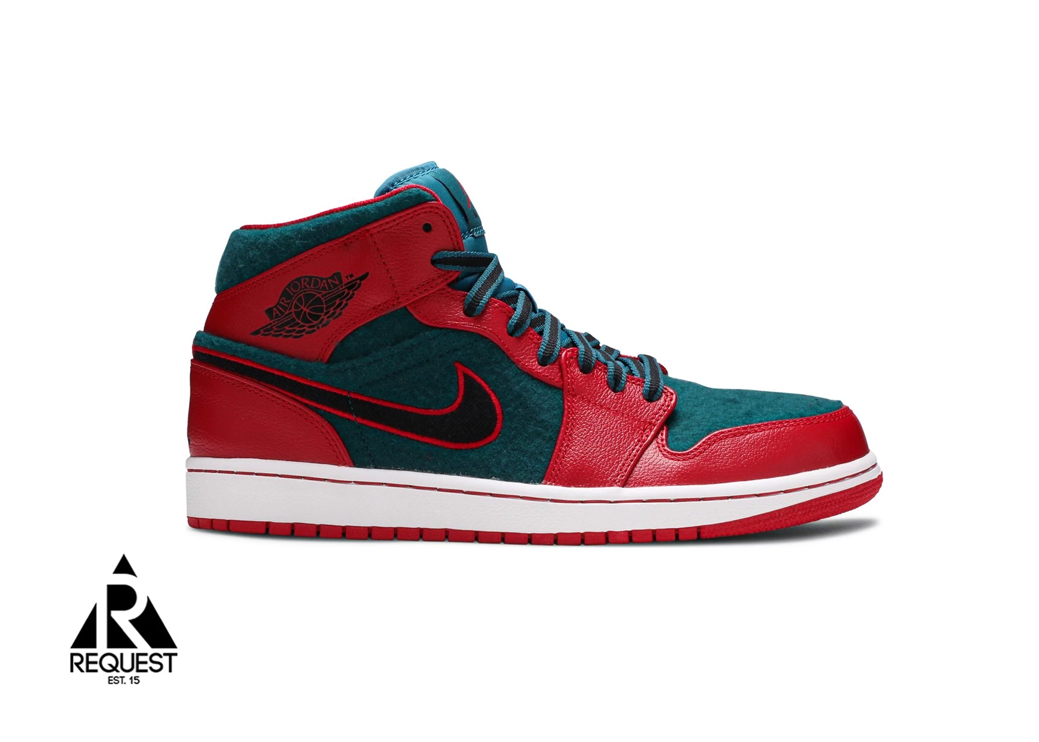 Jordan 1 Mid “Gym Red Black Dark Sea”