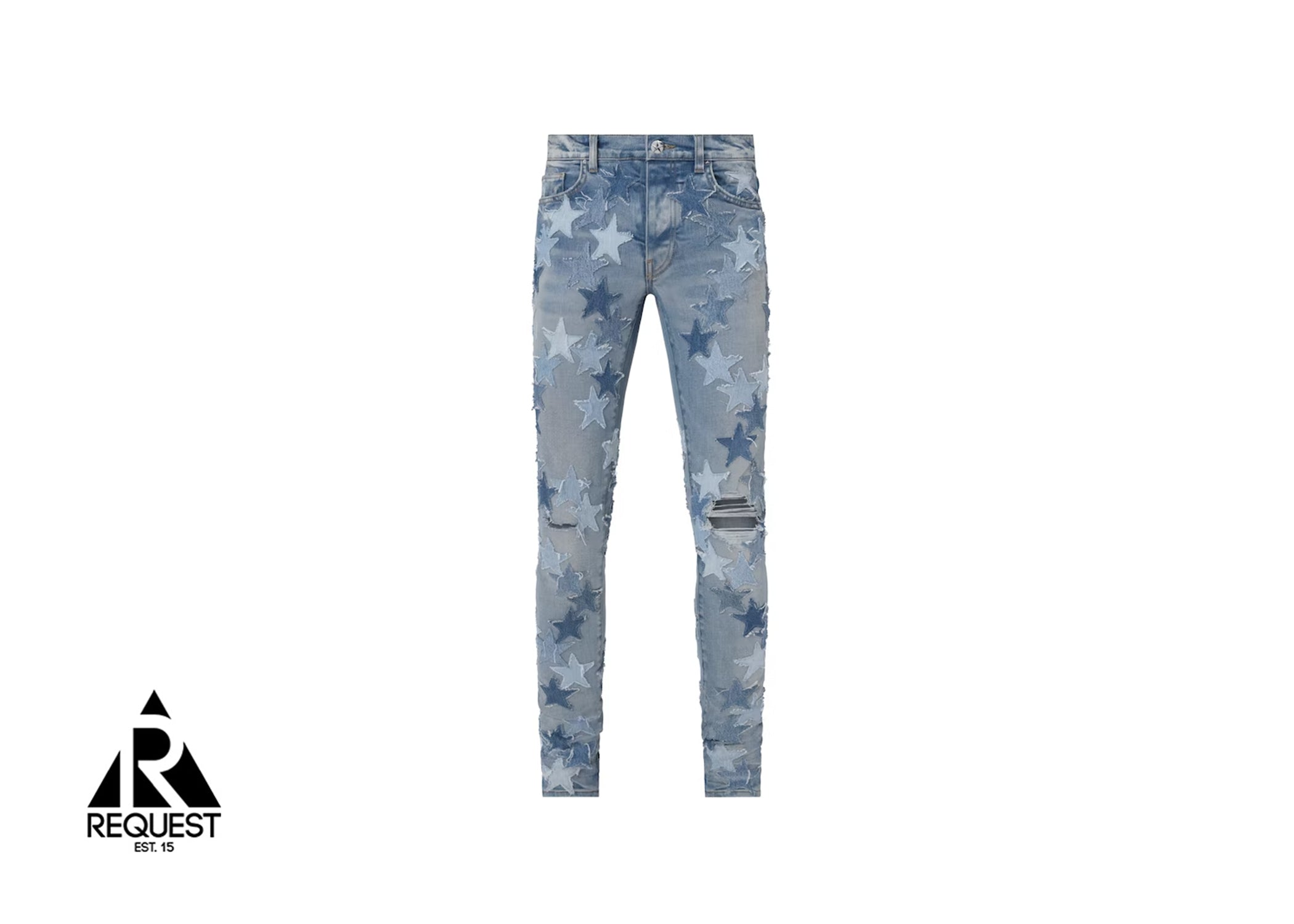 Amiri Denim Stars Chemist Denim "Clay Indigo"