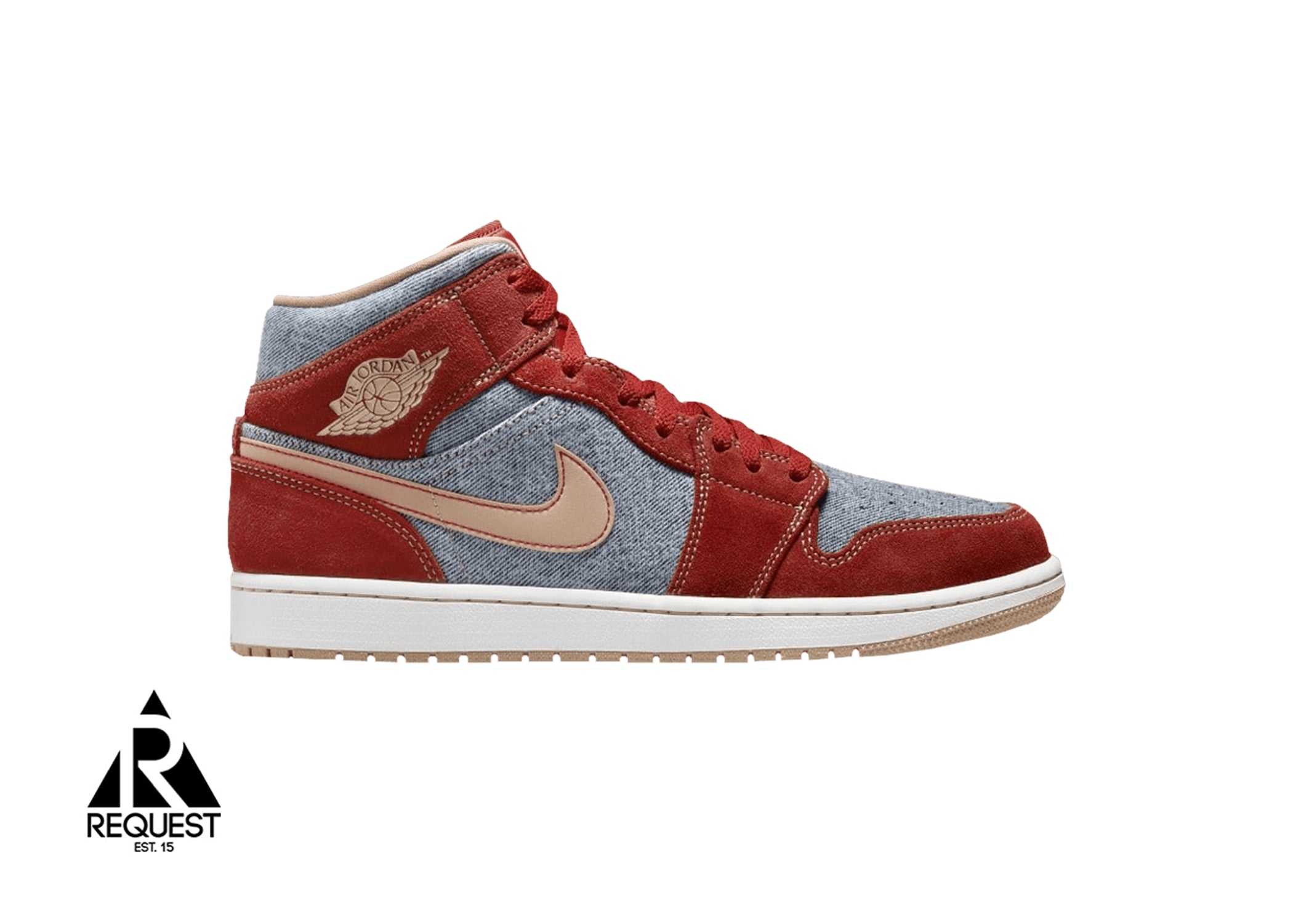 Jordan 1 Retro Mid “Denim”
