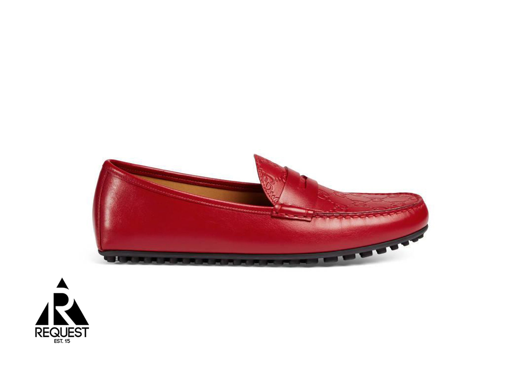 Gucci Leather Signature Driver “Red”