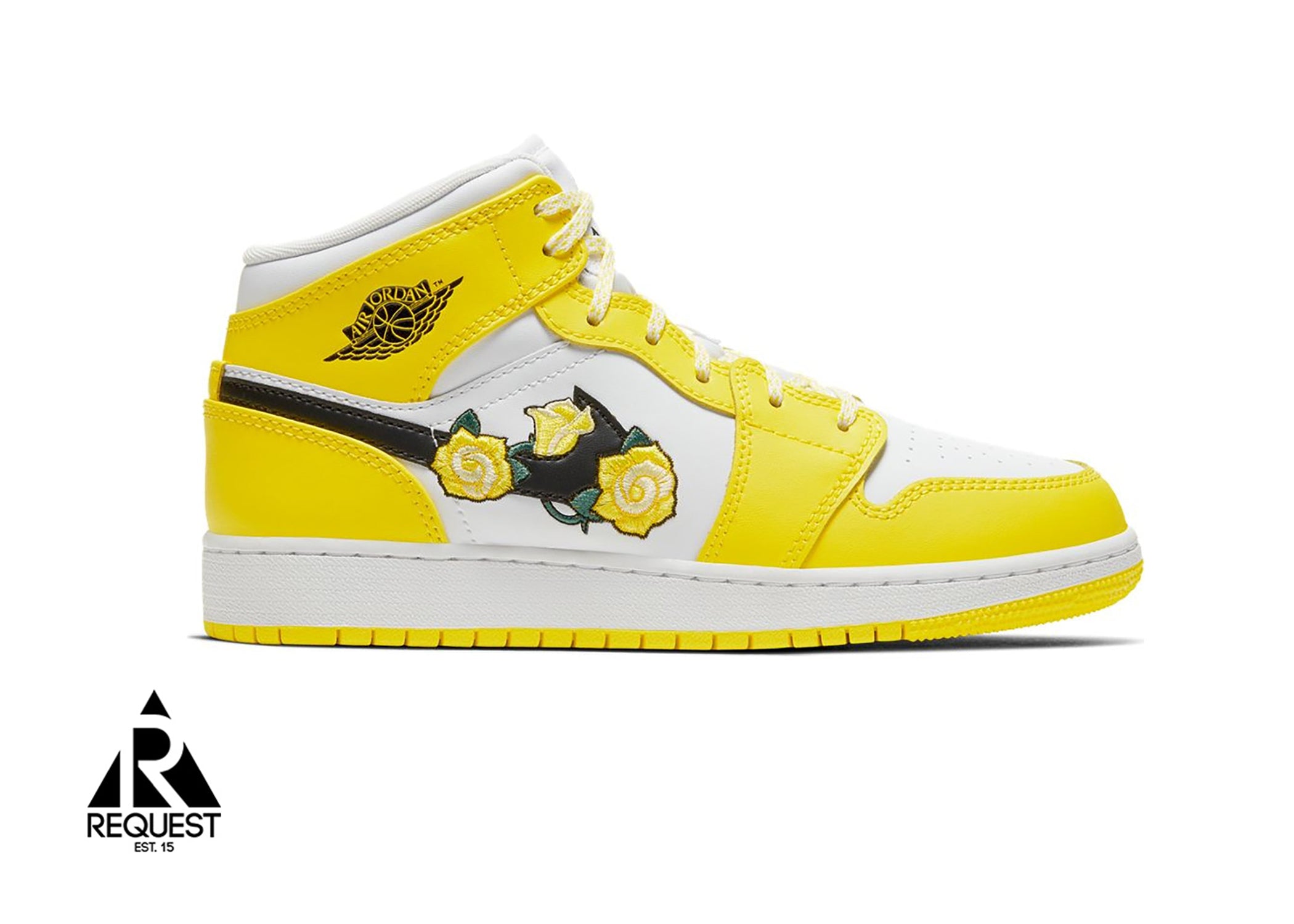 Air Jordan 1 Mid Retro “Dynamic Yellow Floral”