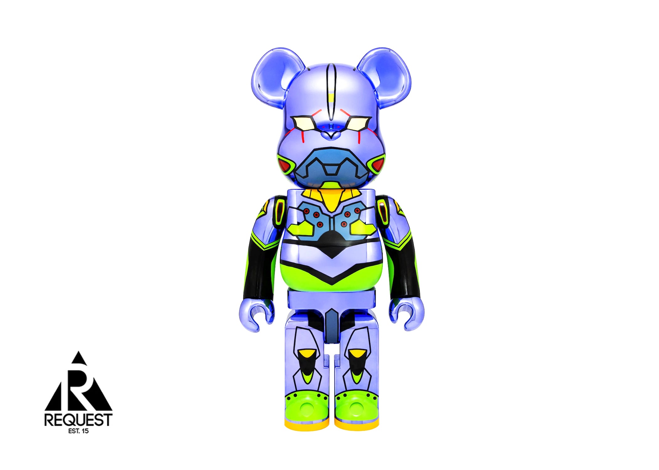 Medicom Be@rbrick 1000% "EVA SHOGOKI PLATED CHROME"