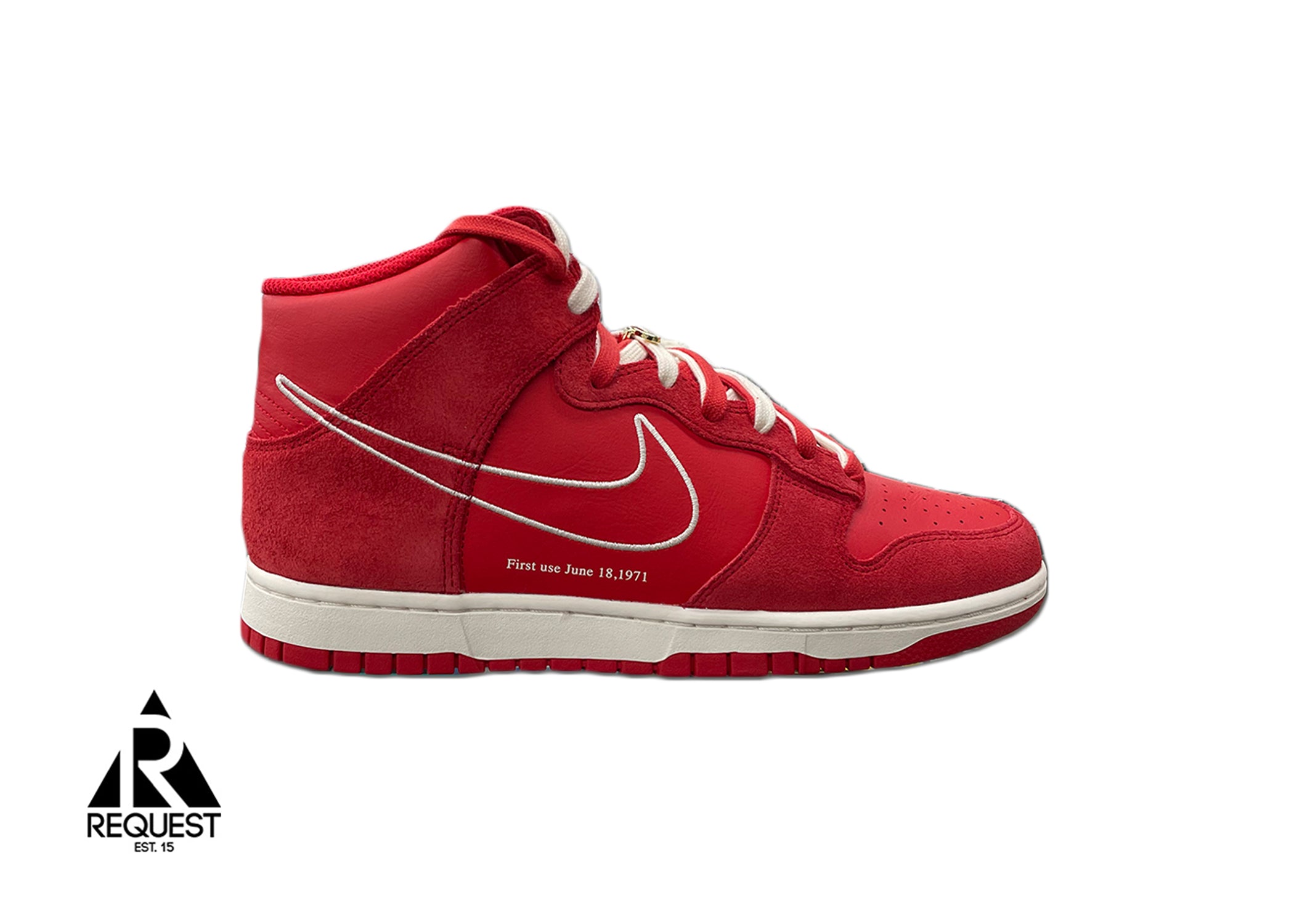 Nike Dunk High “First Use Red 2021”