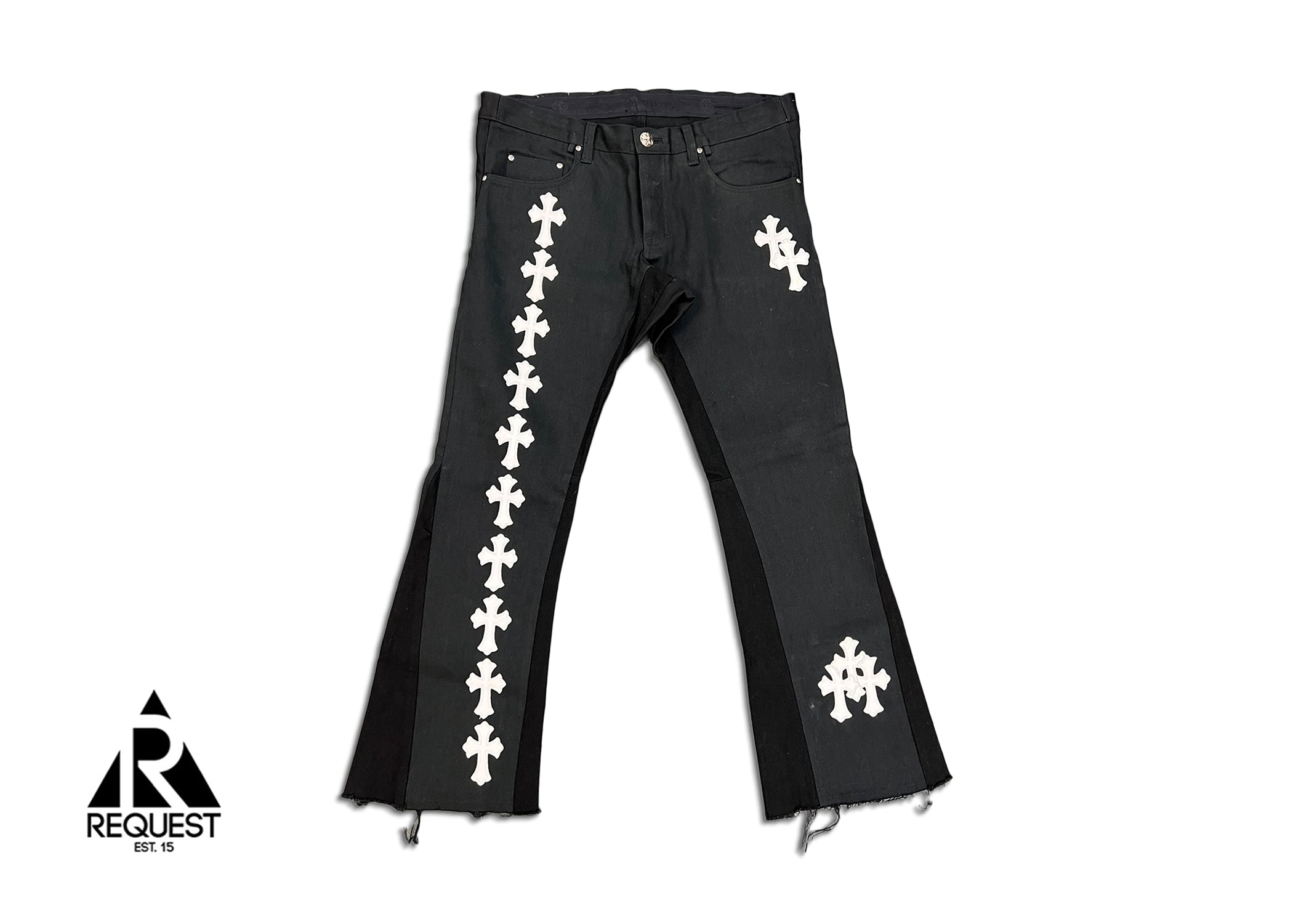 Chrome Hearts x Gallery Dept. Black Flare Denim