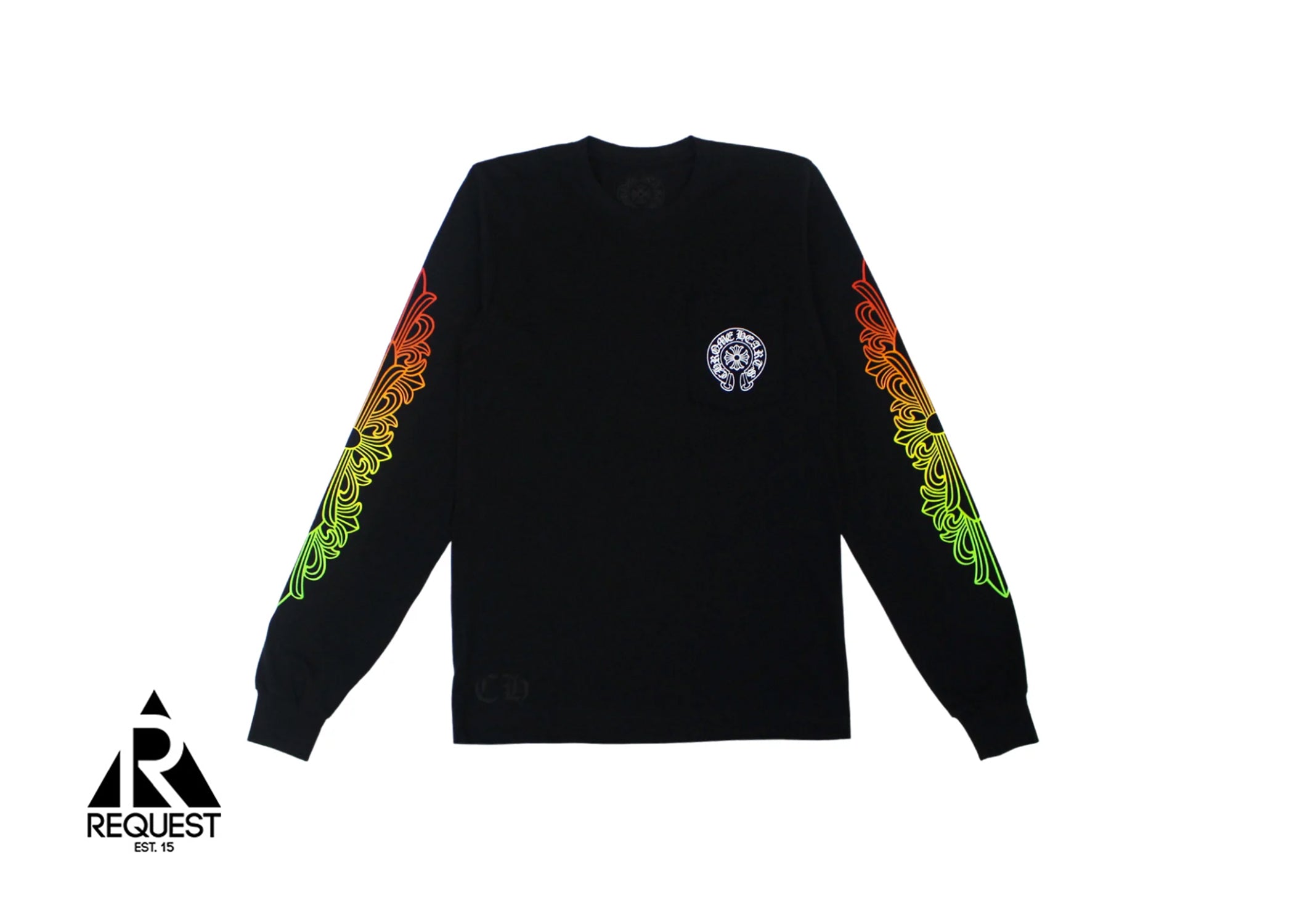Chrome Hearts Hollywood Gradient Circle L/S Tee "Black"