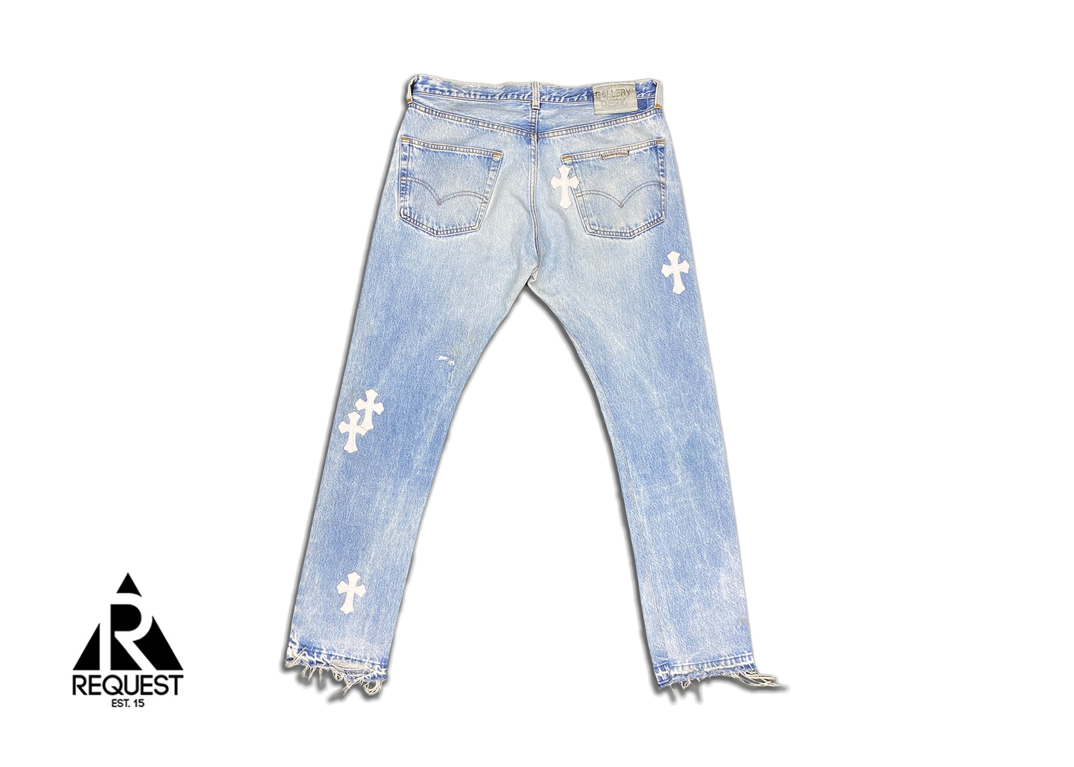 Chrome Hearts x Gallery Dept. Light Wash Denim