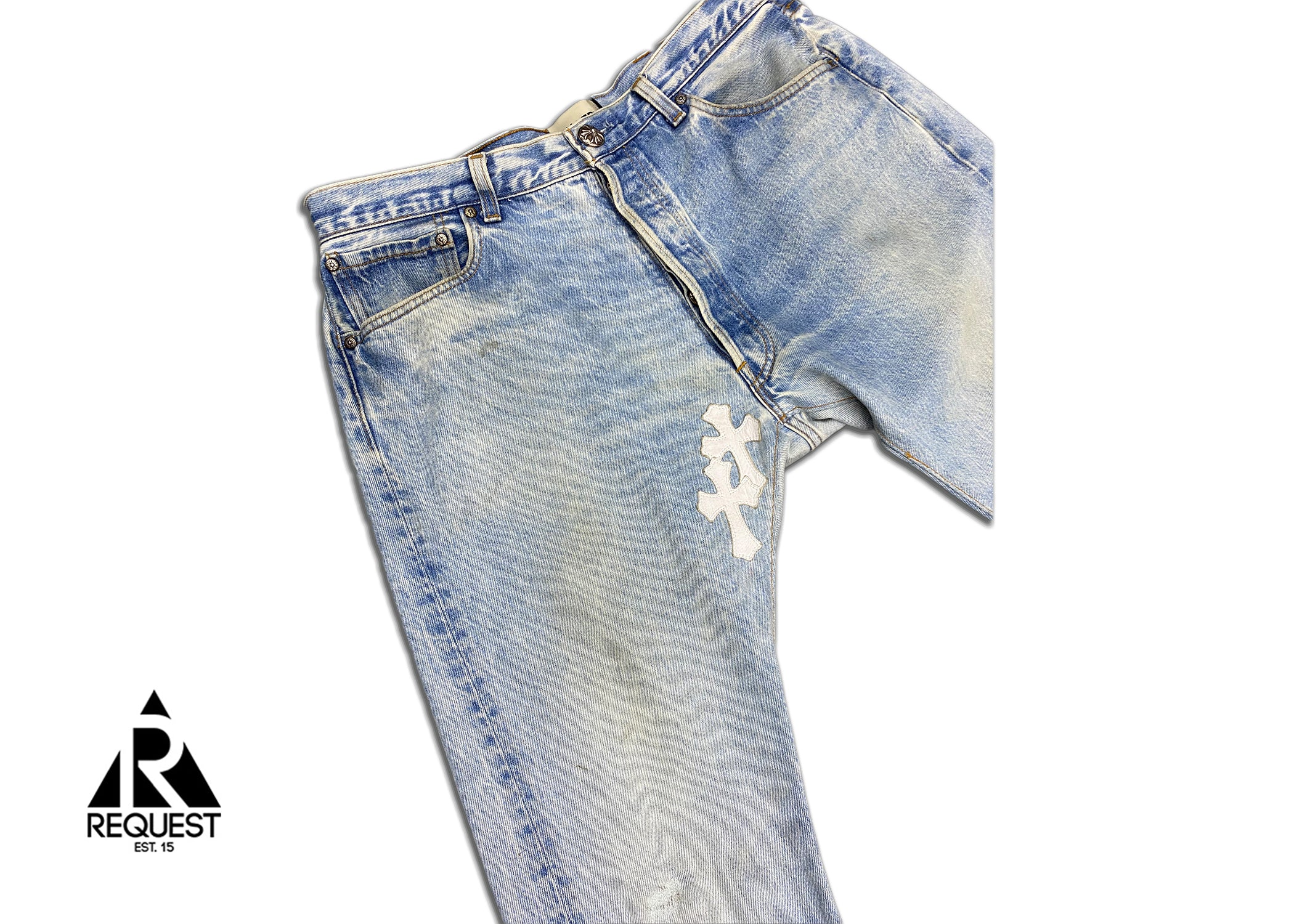 Chrome Hearts x Gallery Dept. Light Wash Denim