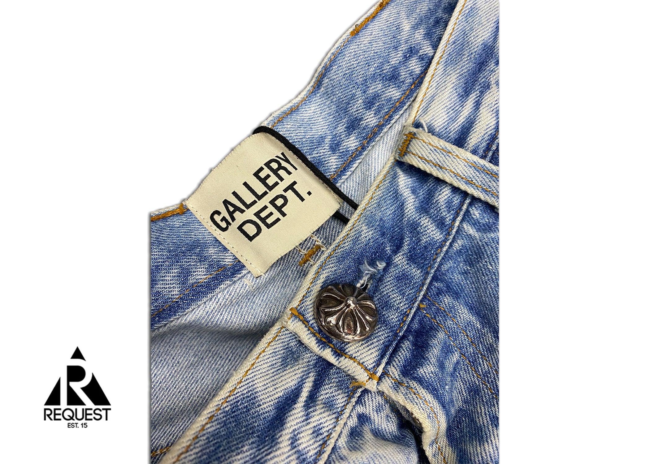 Chrome Hearts x Gallery Dept. Light Wash Denim