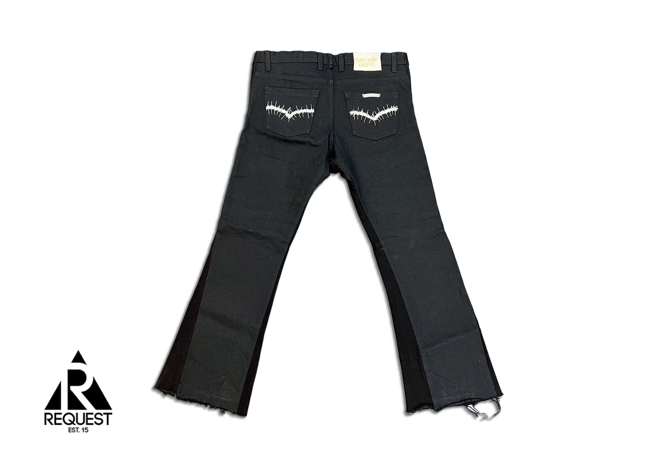Chrome Hearts x Gallery Dept. Black Flare Denim
