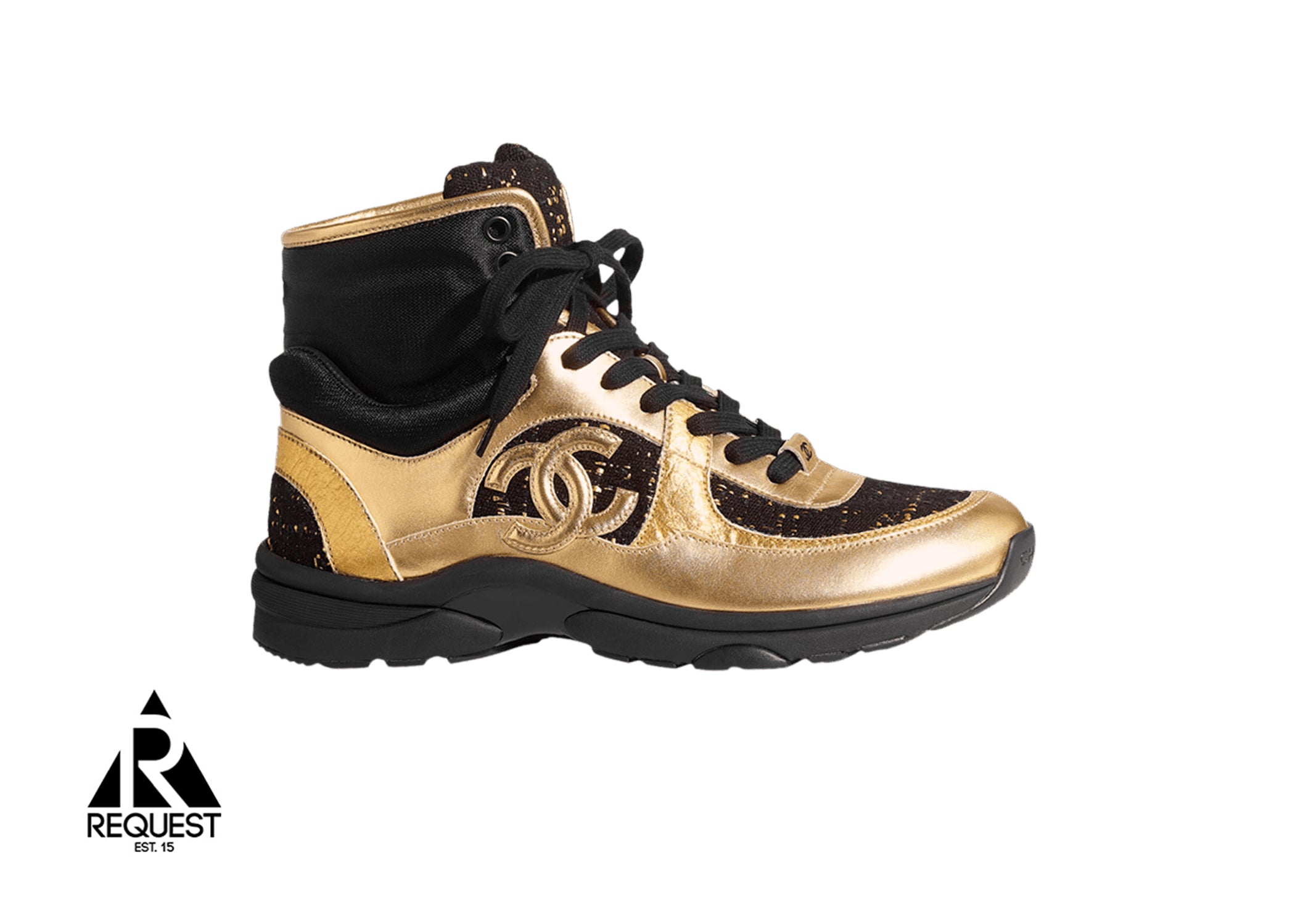 Chanel Trainer High “Black & Gold”
