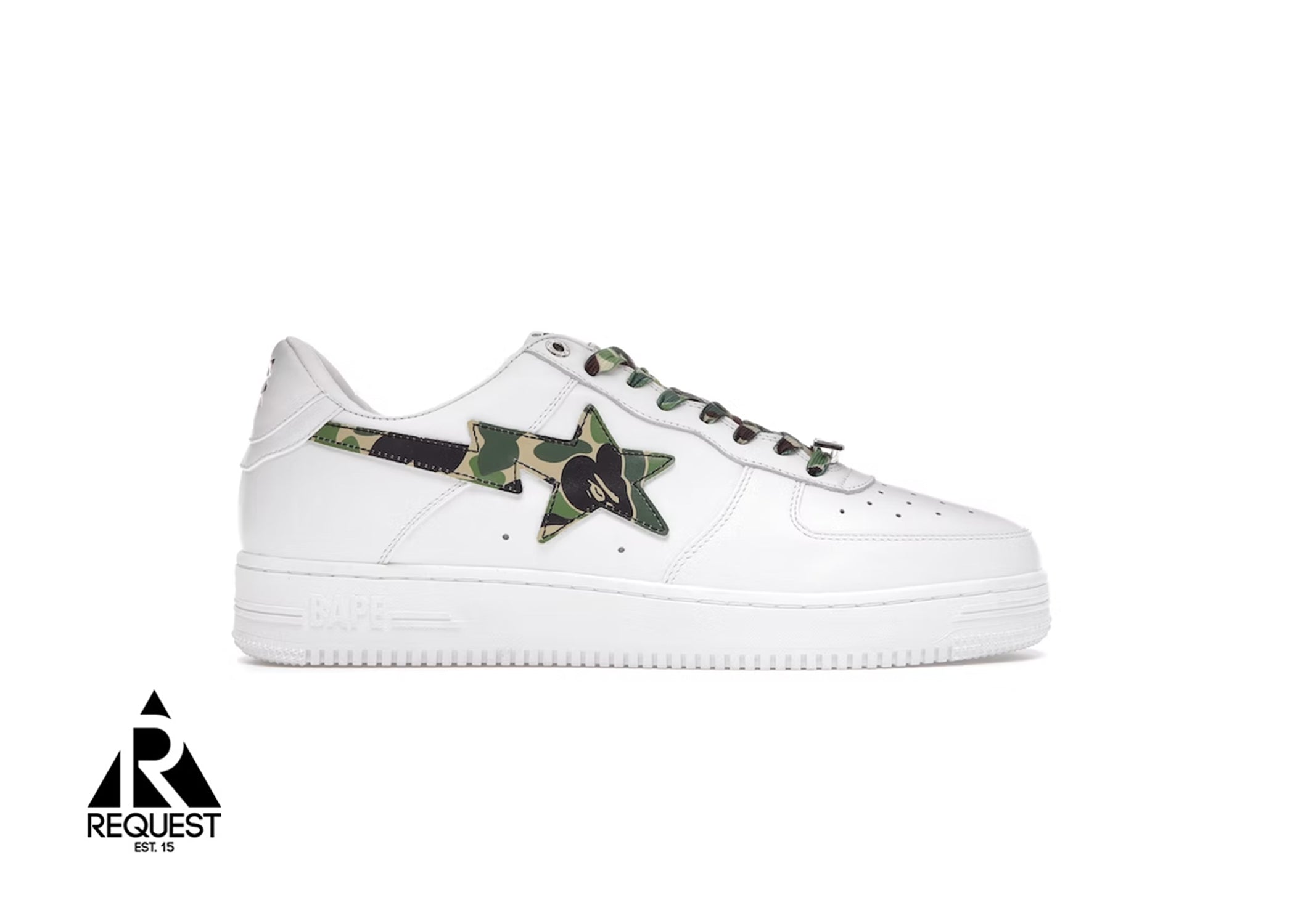 A Bathing Ape Bapesta Low “ABC Green Camo Swoosh”