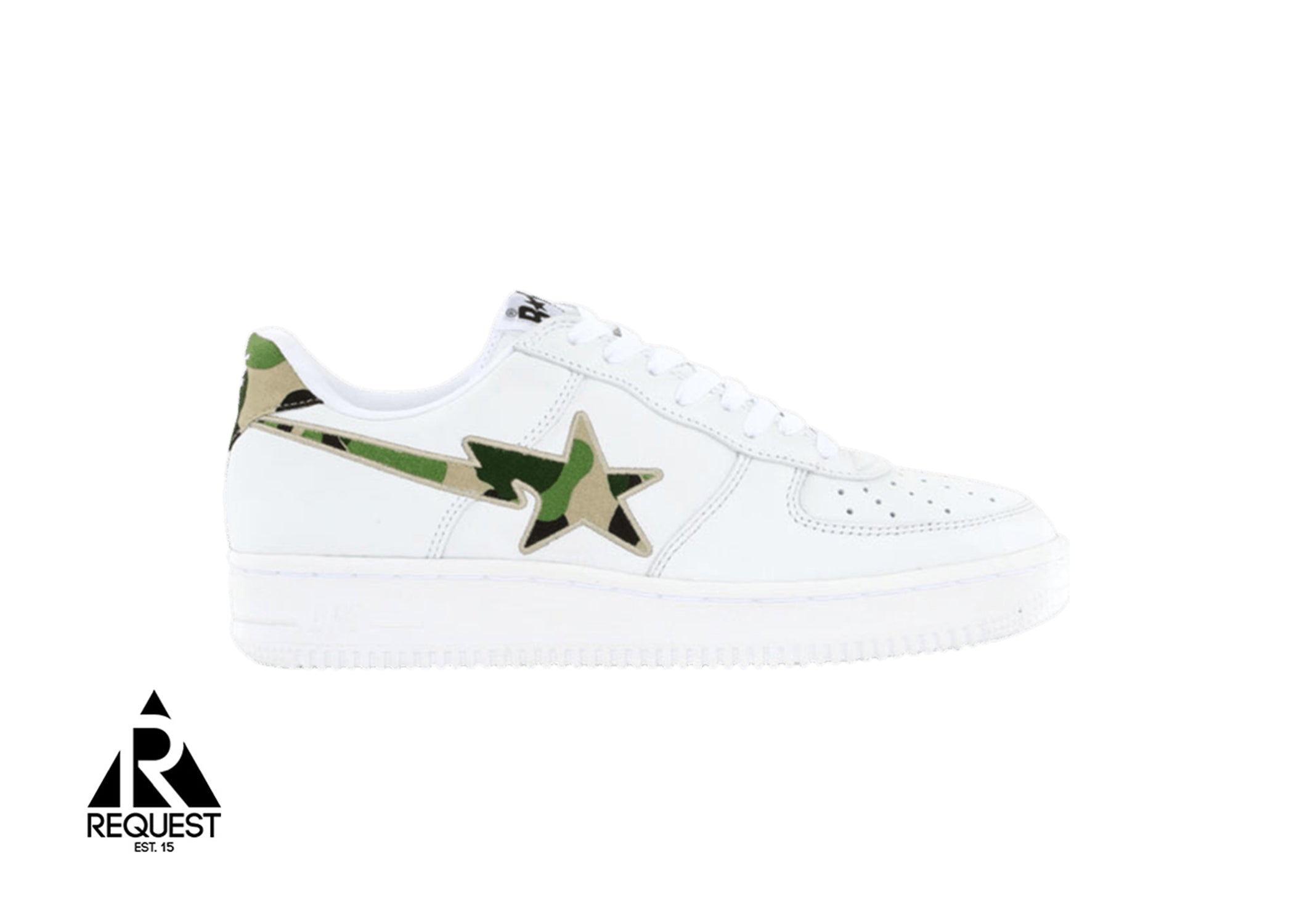 Bapesta Low “Green Camo Swoosh”