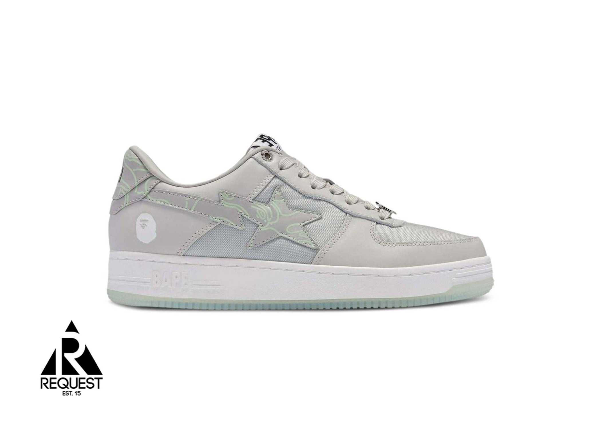 A Bathing Ape Bapesta Low “Gray”