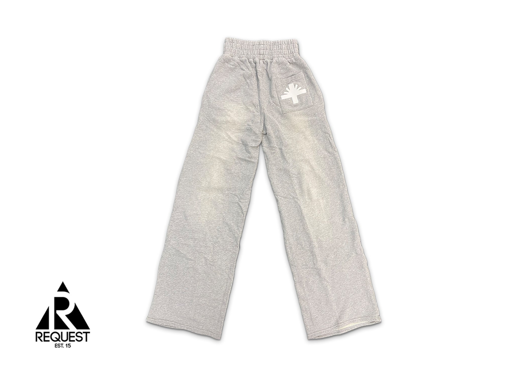 Vertabrae Wide Leg Sweatpants "Grey"