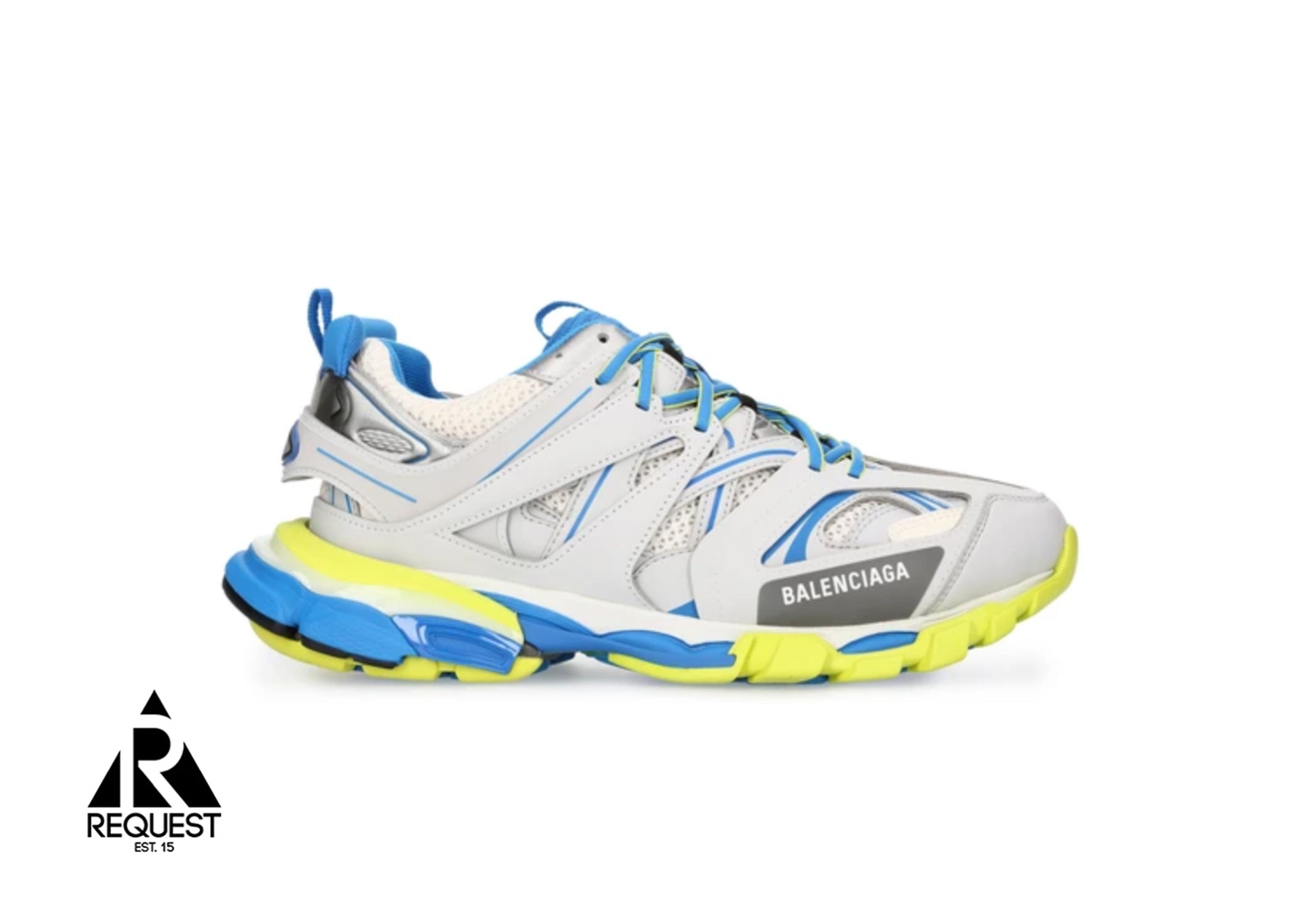 Balenciaga Track Runner “Grey Blue Green”
