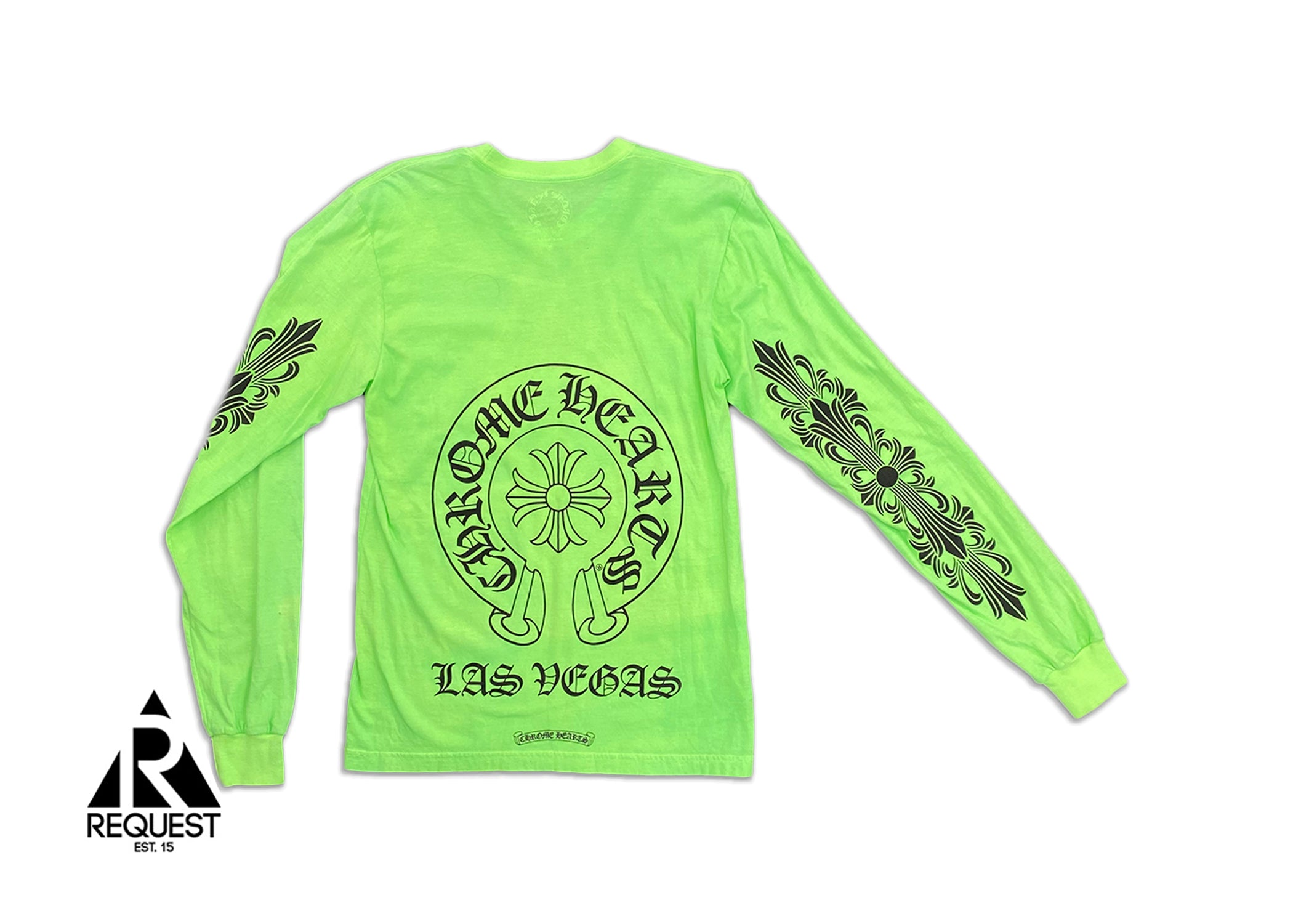 Chrome Hearts Las Vegas Horseshoe L/S Tee "Green"