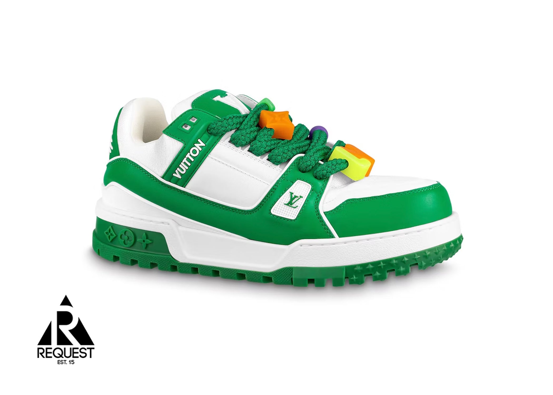 green louis vuitton shoes